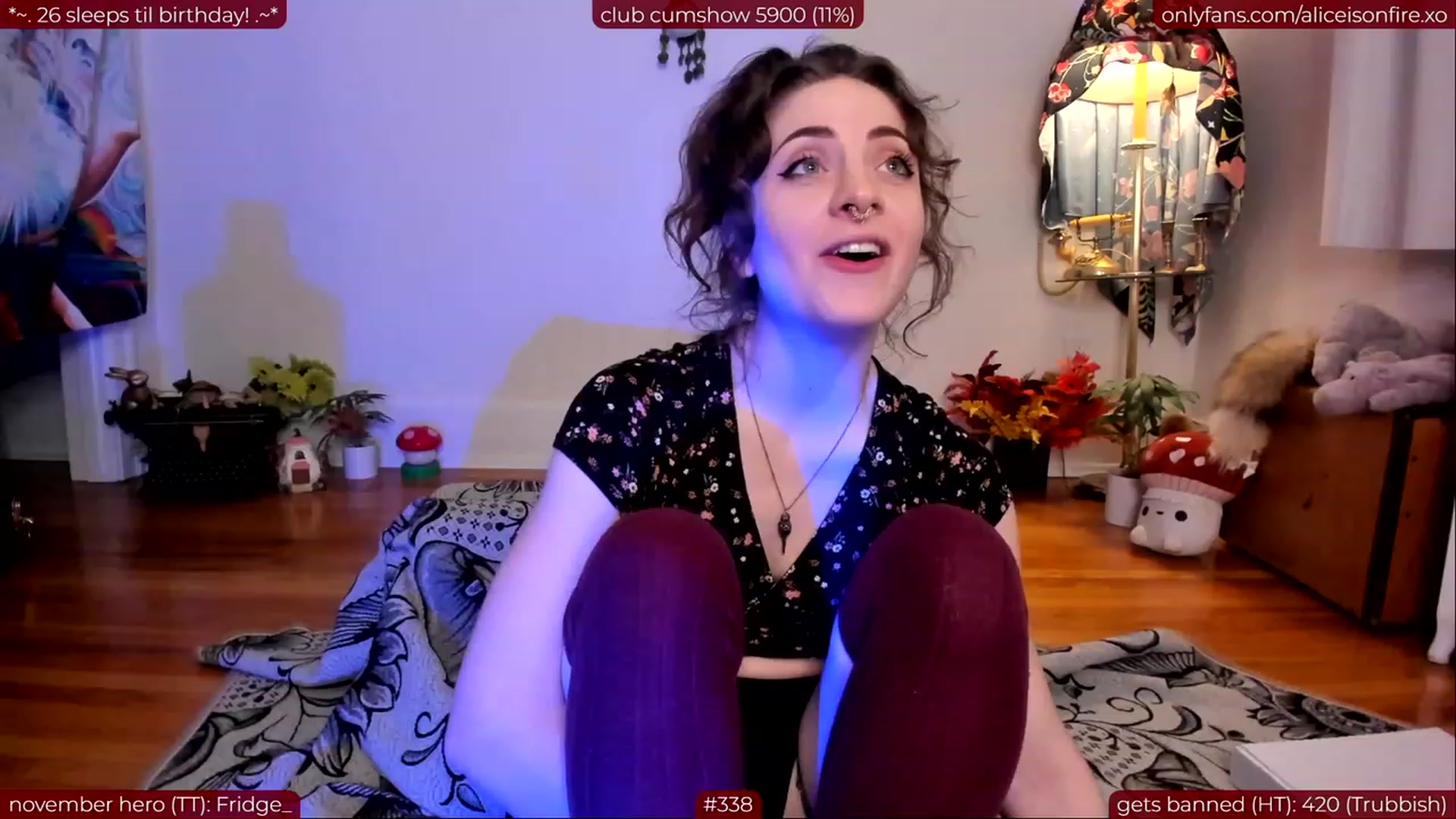 Gallery image thumbnail from aliceisonfire's myfreecams stream on, 11/11/2023, 09:16 image 1 of 20