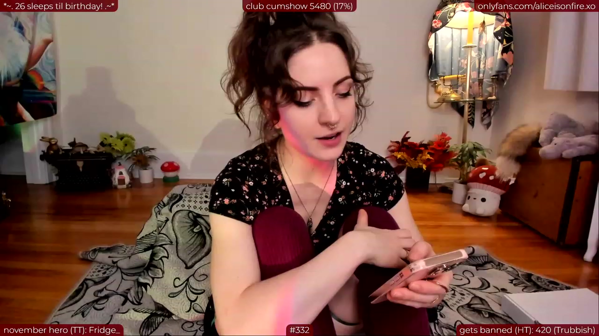 Gallery image thumbnail from aliceisonfire's myfreecams stream on, 11/11/2023, 09:16 image 12 of 20