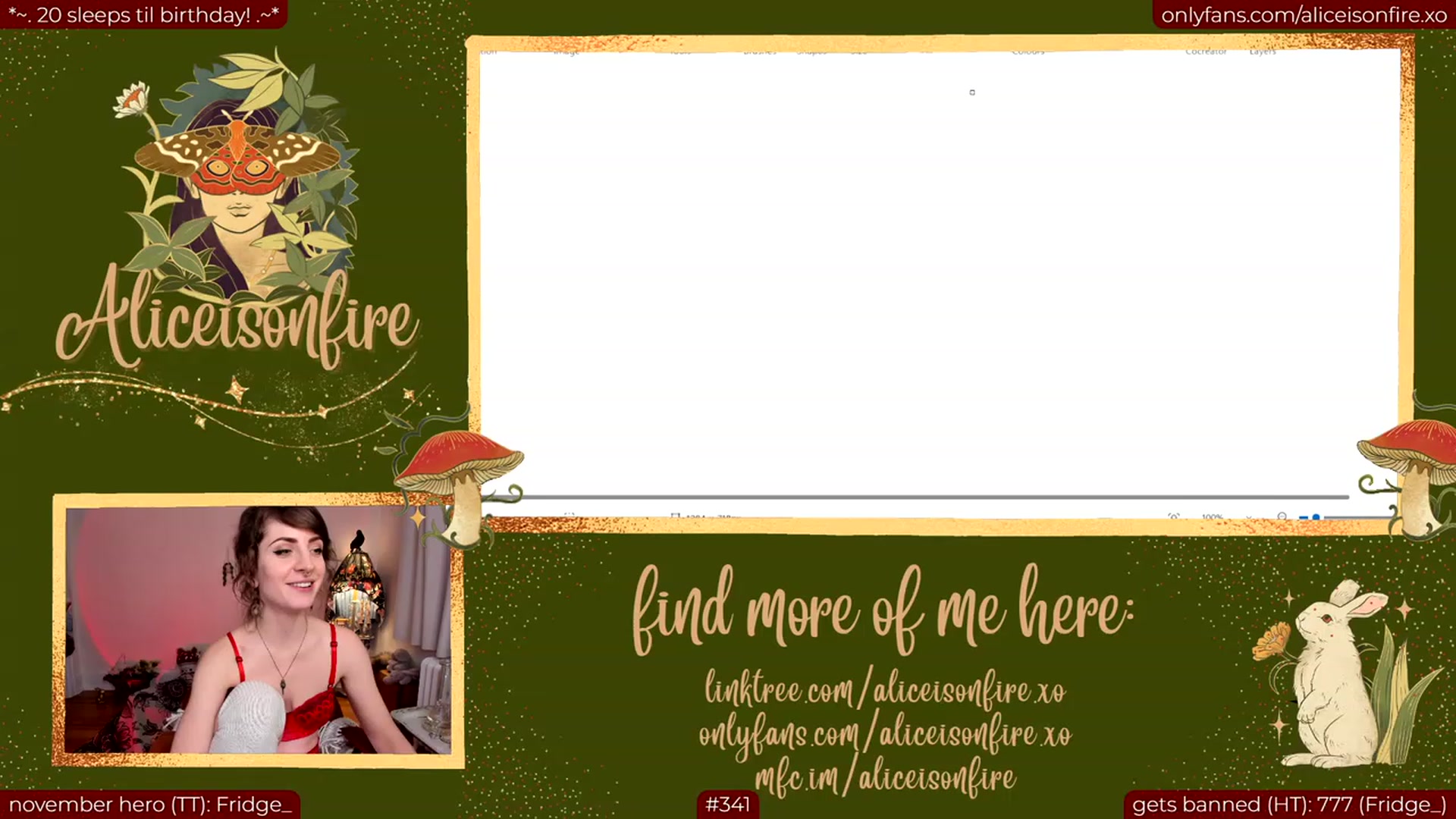 Gallery image thumbnail from aliceisonfire's myfreecams stream on, 11/18/2023, 07:32 image 15 of 20