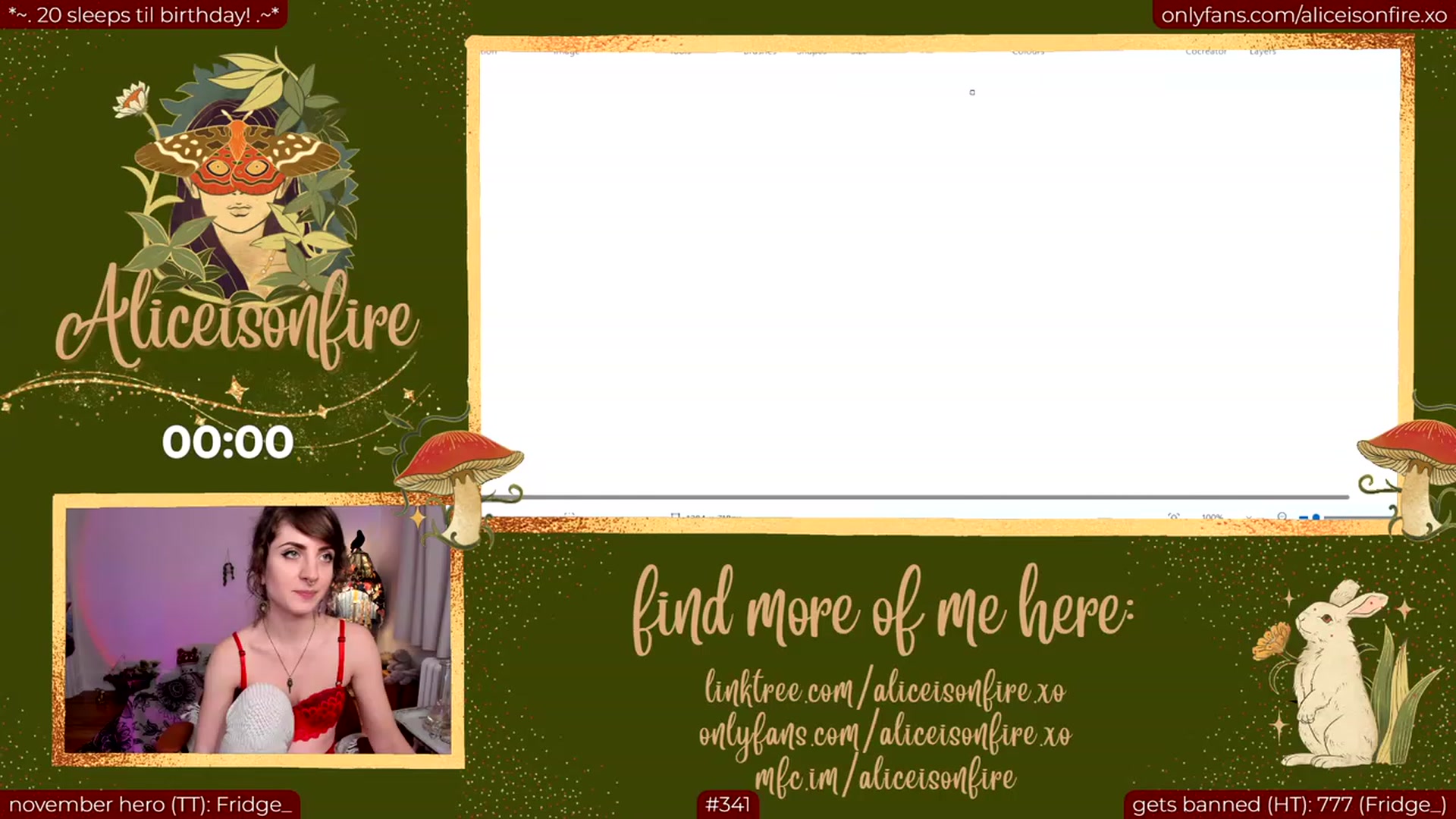 Gallery image thumbnail from aliceisonfire's myfreecams stream on, 11/18/2023, 07:32 image 17 of 20
