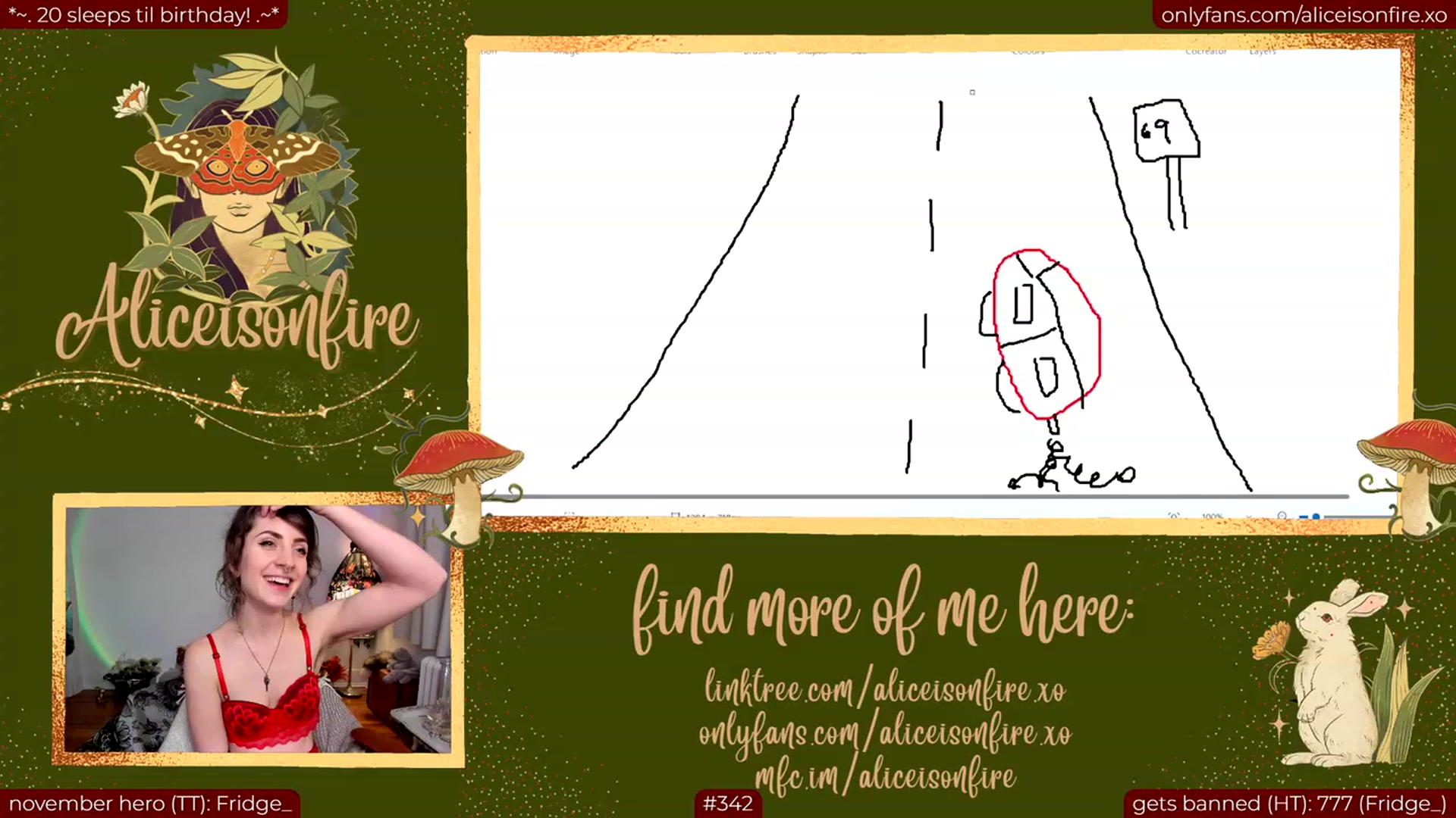 Gallery image thumbnail from aliceisonfire's myfreecams stream on, 11/18/2023, 07:32 image 4 of 20