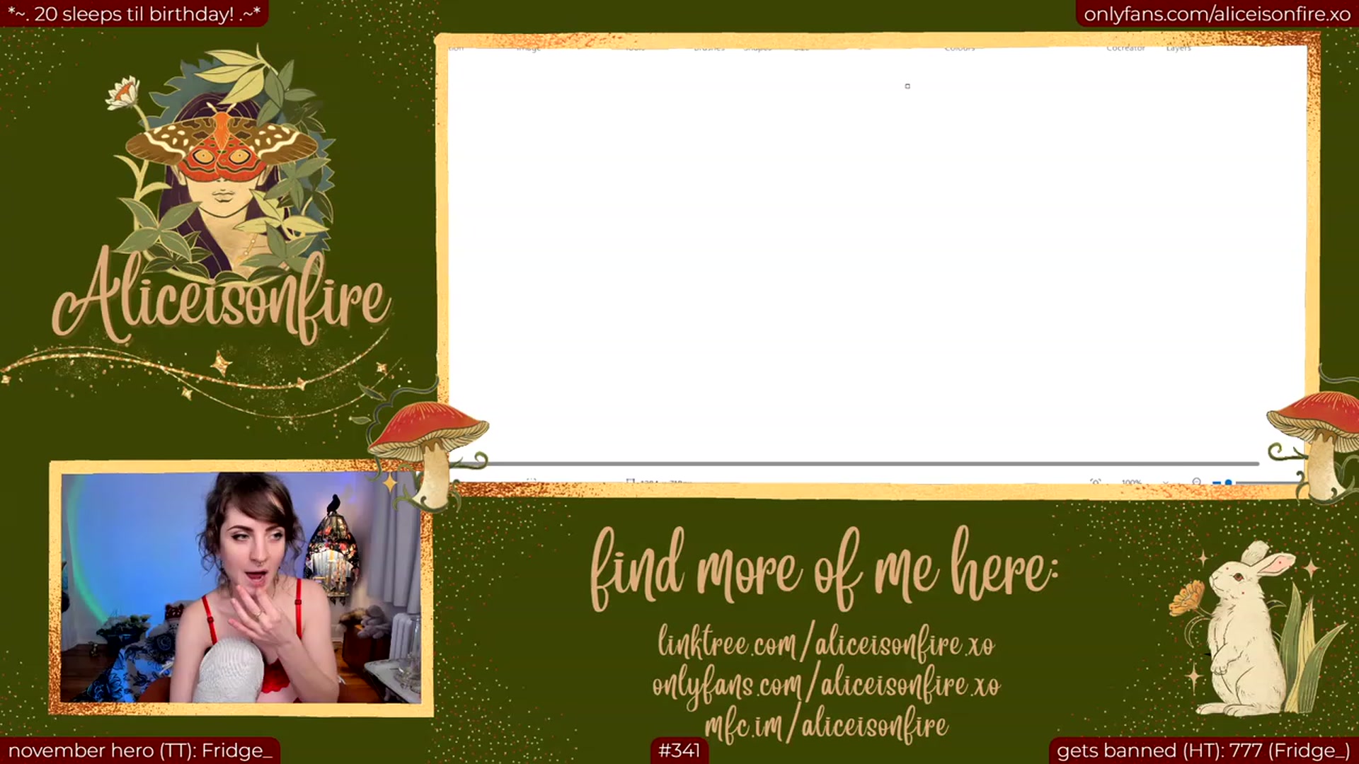 Gallery image thumbnail from aliceisonfire's myfreecams stream on, 11/18/2023, 07:32 image 14 of 20