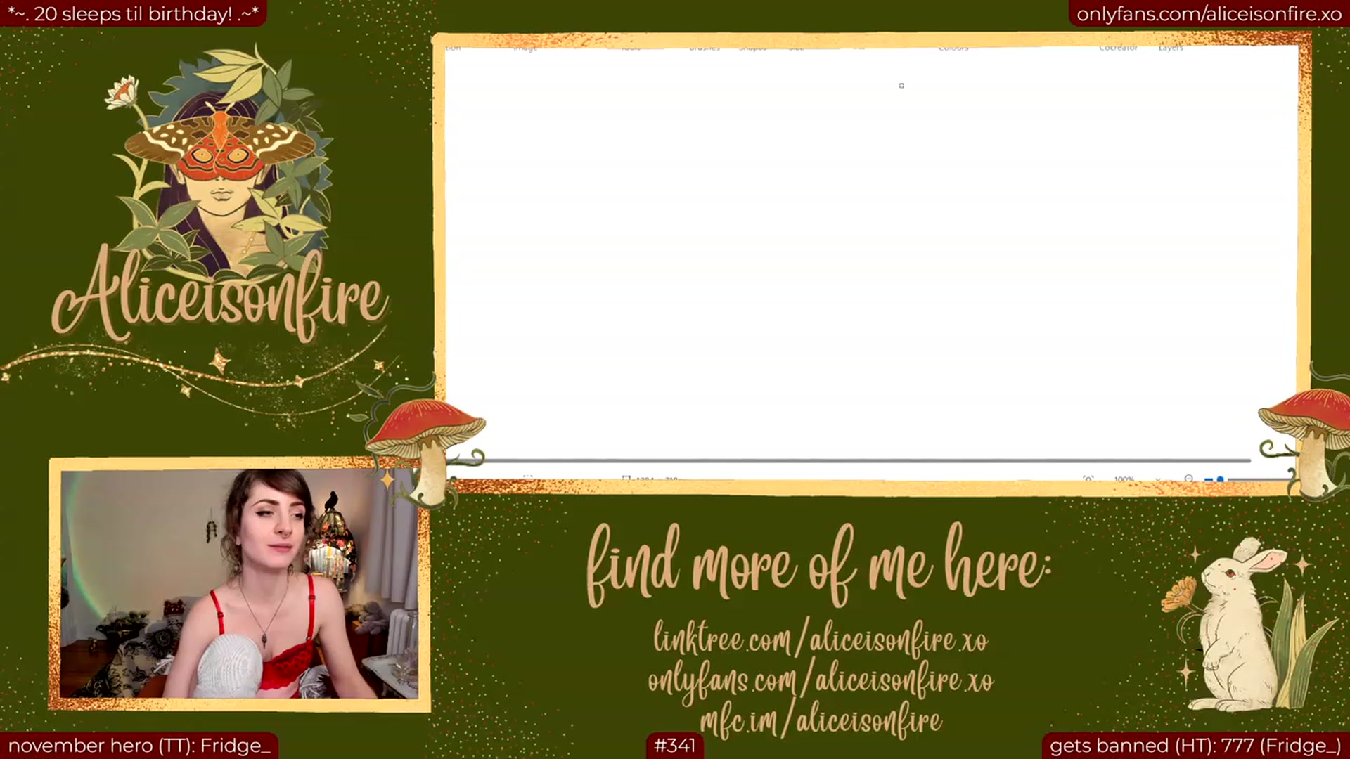 Gallery image thumbnail from aliceisonfire's myfreecams stream on, 11/18/2023, 07:32 image 13 of 20