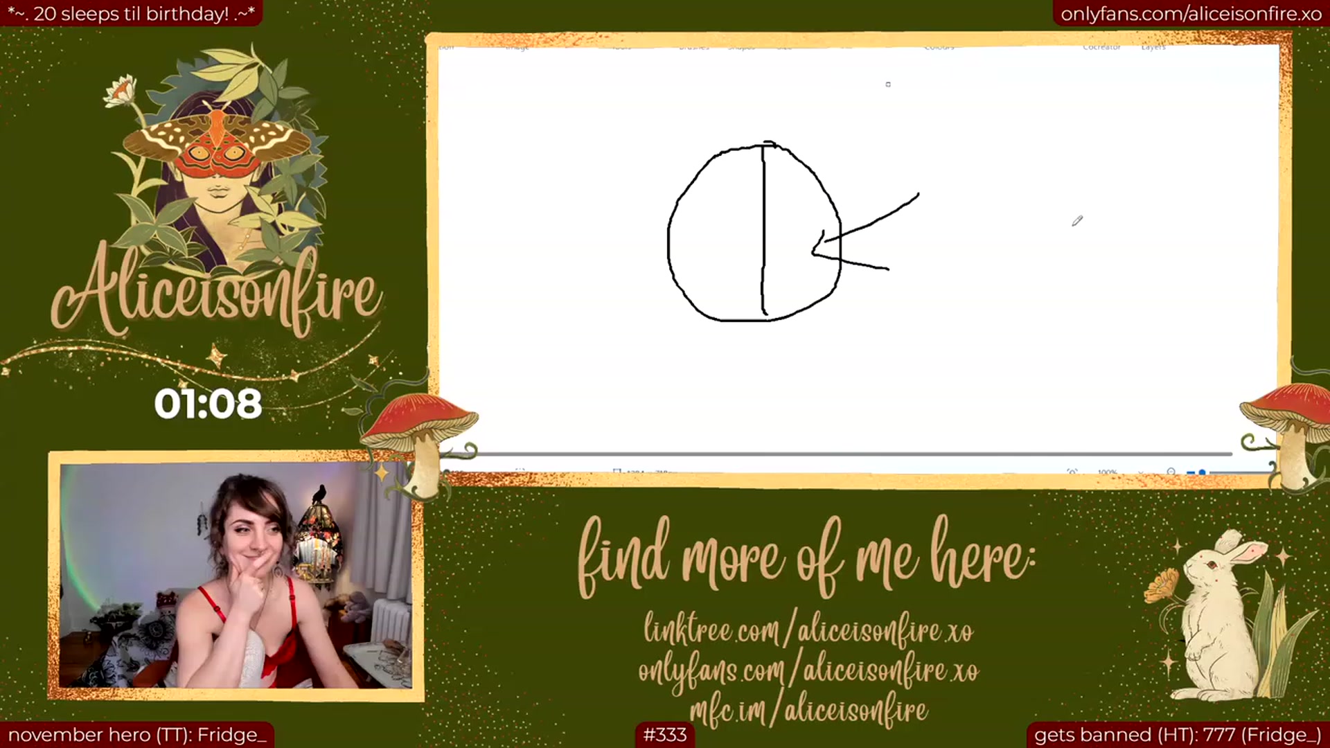Gallery image thumbnail from aliceisonfire's myfreecams stream on, 11/18/2023, 10:45 image 7 of 20