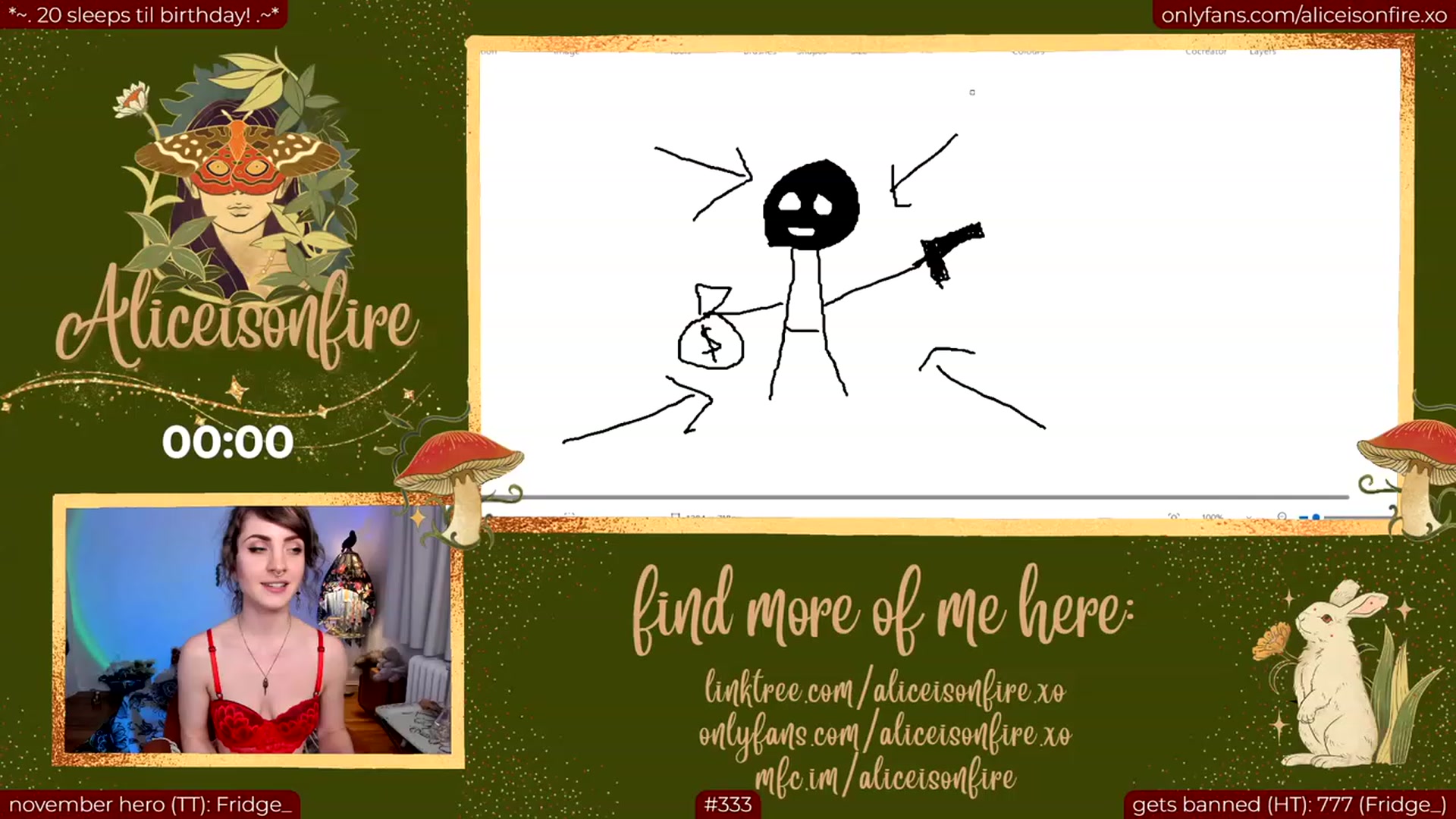 Gallery image thumbnail from aliceisonfire's myfreecams stream on, 11/18/2023, 10:45 image 6 of 20