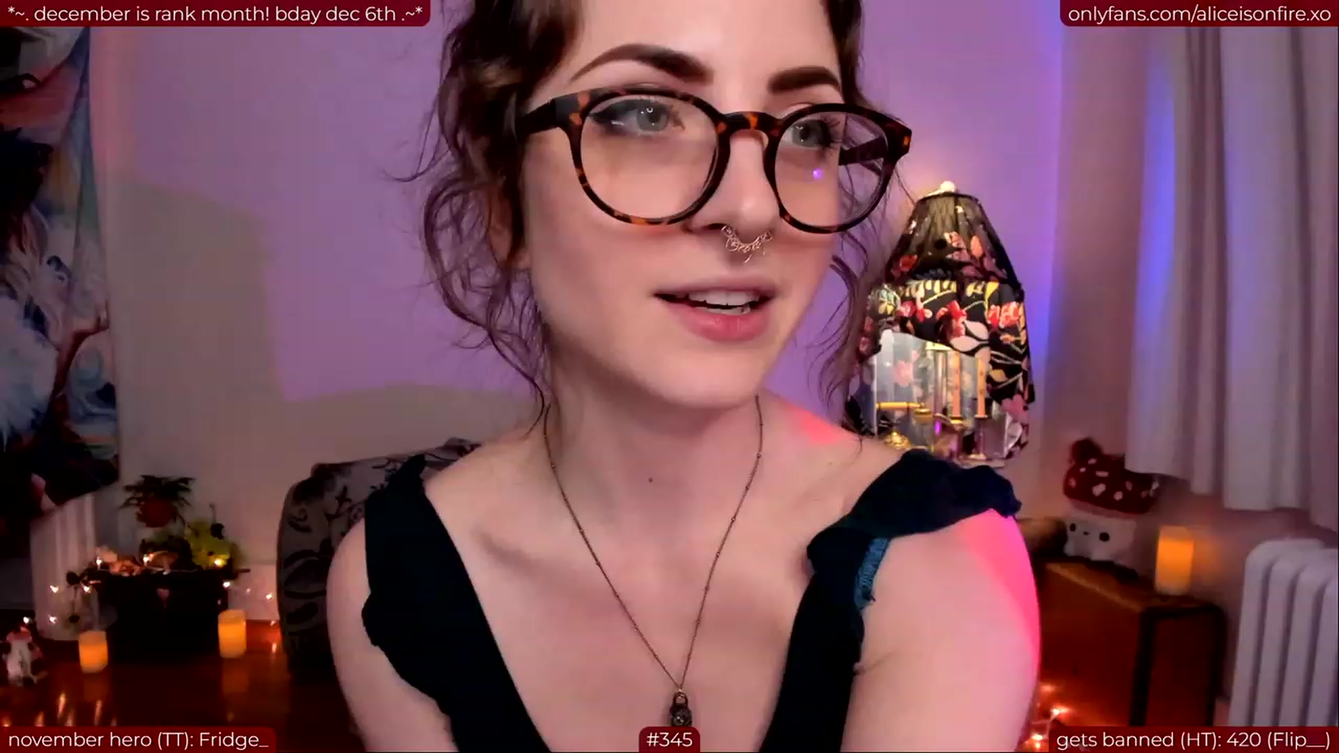 Gallery image thumbnail from aliceisonfire's myfreecams stream on, 11/28/2023, 08:47 image 1 of 20