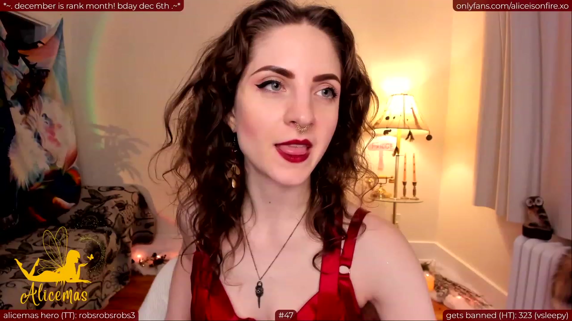 Gallery image thumbnail from aliceisonfire's myfreecams stream on, 12/01/2023, 12:04 image 14 of 20