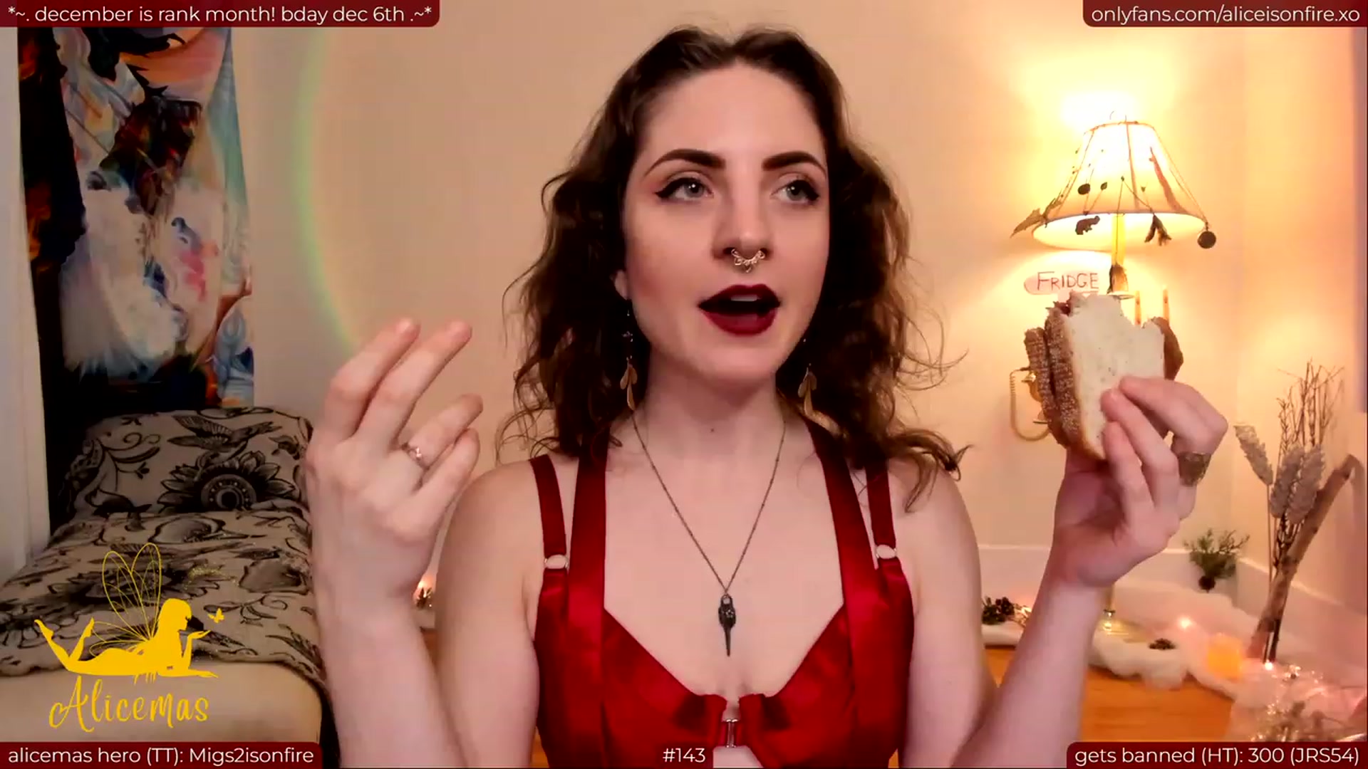 Gallery image thumbnail from aliceisonfire's myfreecams stream on, 12/01/2023, 12:04 image 4 of 20
