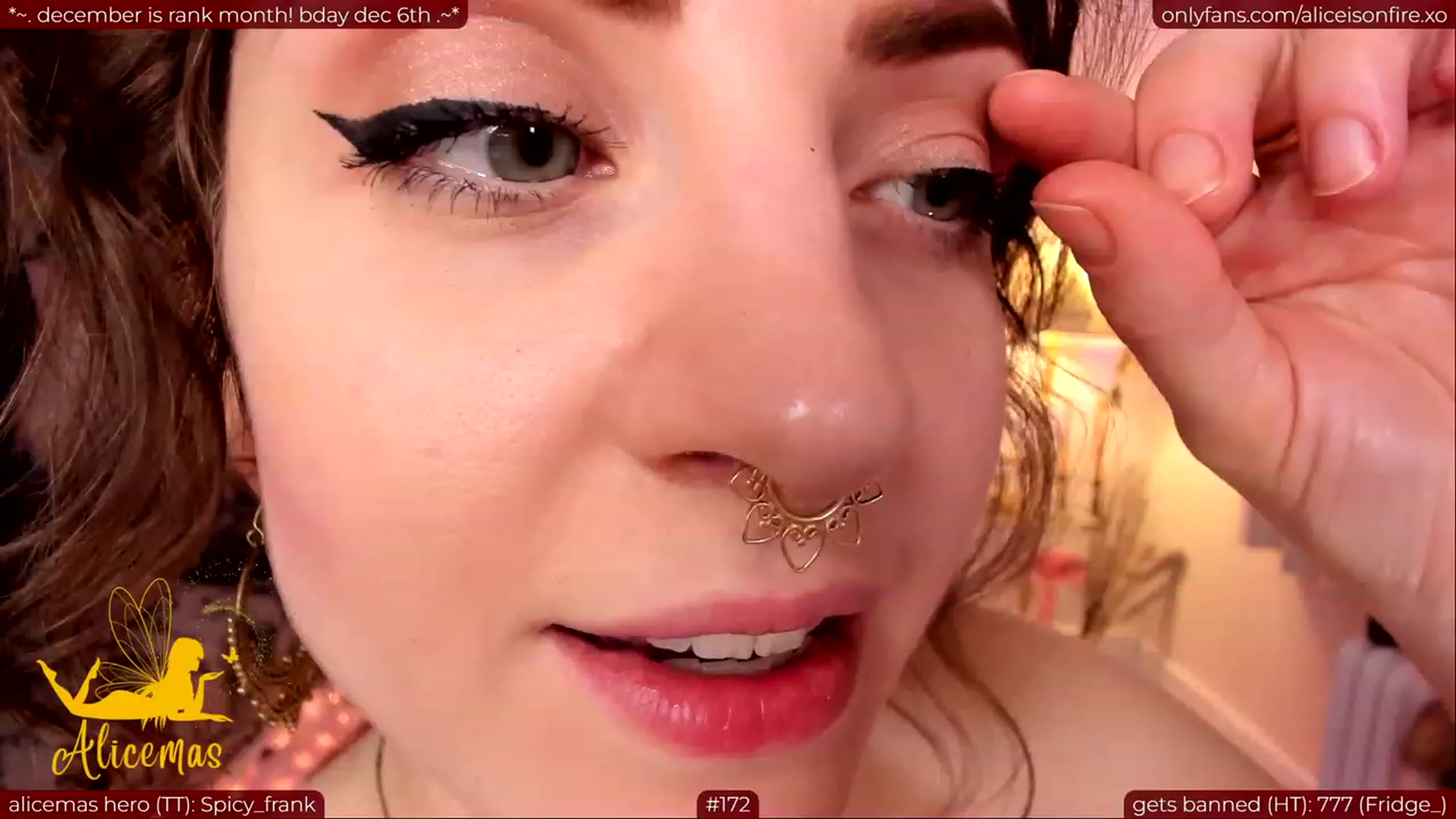 Gallery image thumbnail from aliceisonfire's myfreecams stream on, 12/02/2023, 08:43 image 12 of 20