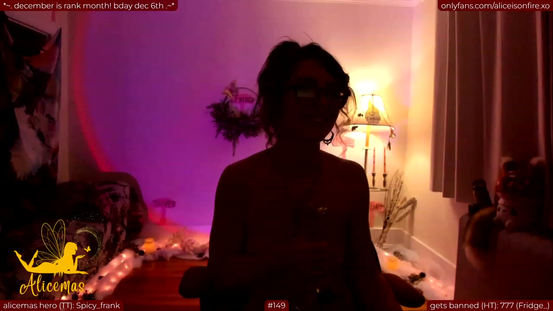 Gallery image thumbnail from aliceisonfire's myfreecams stream on, 12/02/2023, 12:02 image 4 of 20