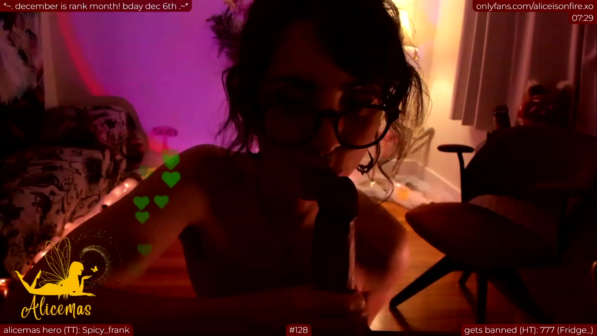 Gallery image thumbnail from aliceisonfire's myfreecams stream on, 12/02/2023, 12:22 image 6 of 20