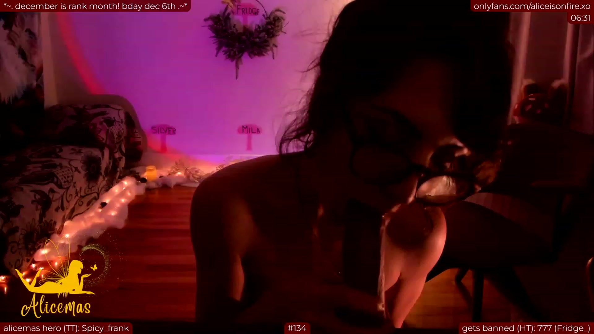 Gallery image thumbnail from aliceisonfire's myfreecams stream on, 12/02/2023, 12:22 image 2 of 20
