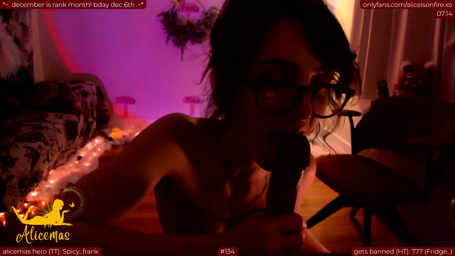 Gallery image thumbnail from aliceisonfire's myfreecams stream on, 12/02/2023, 12:22 image 1 of 20
