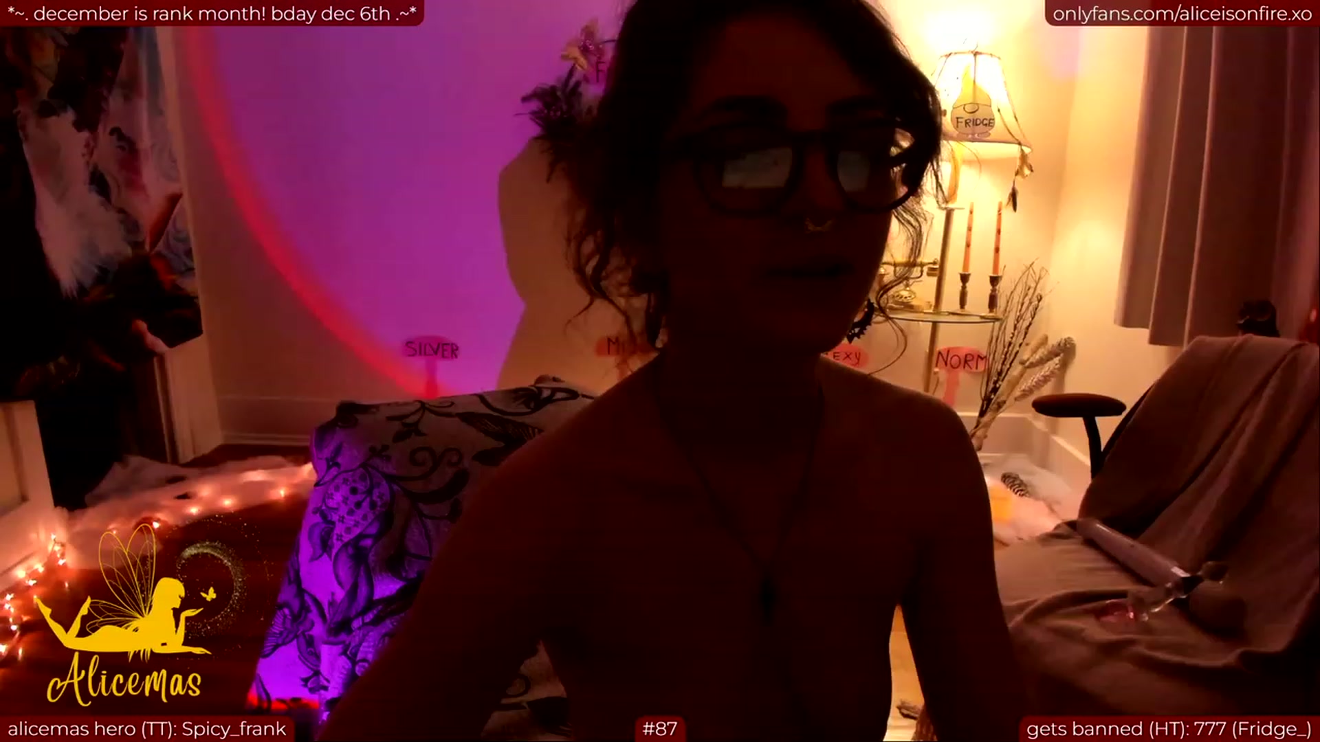 Gallery image thumbnail from aliceisonfire's myfreecams stream on, 12/02/2023, 13:37 image 4 of 20