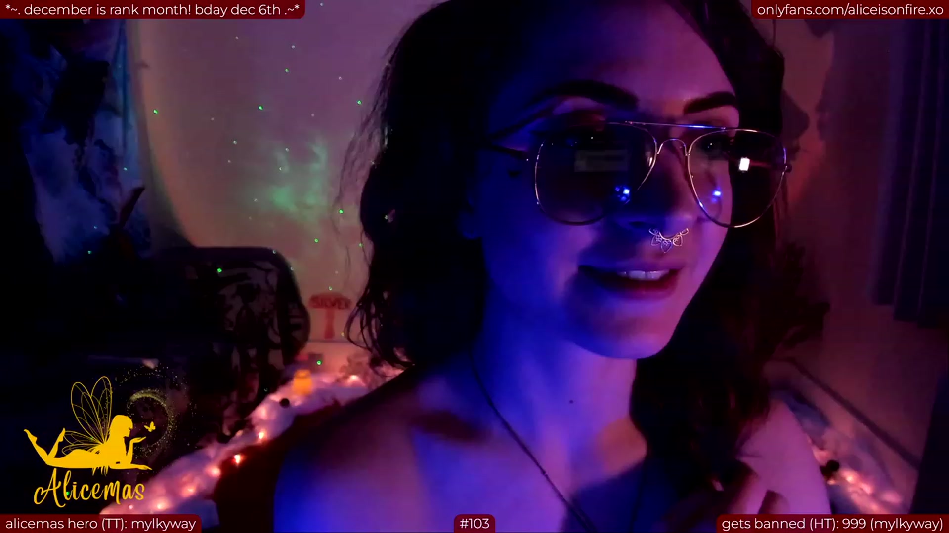Gallery image thumbnail from aliceisonfire's myfreecams stream on, 12/03/2023, 07:22 image 17 of 20