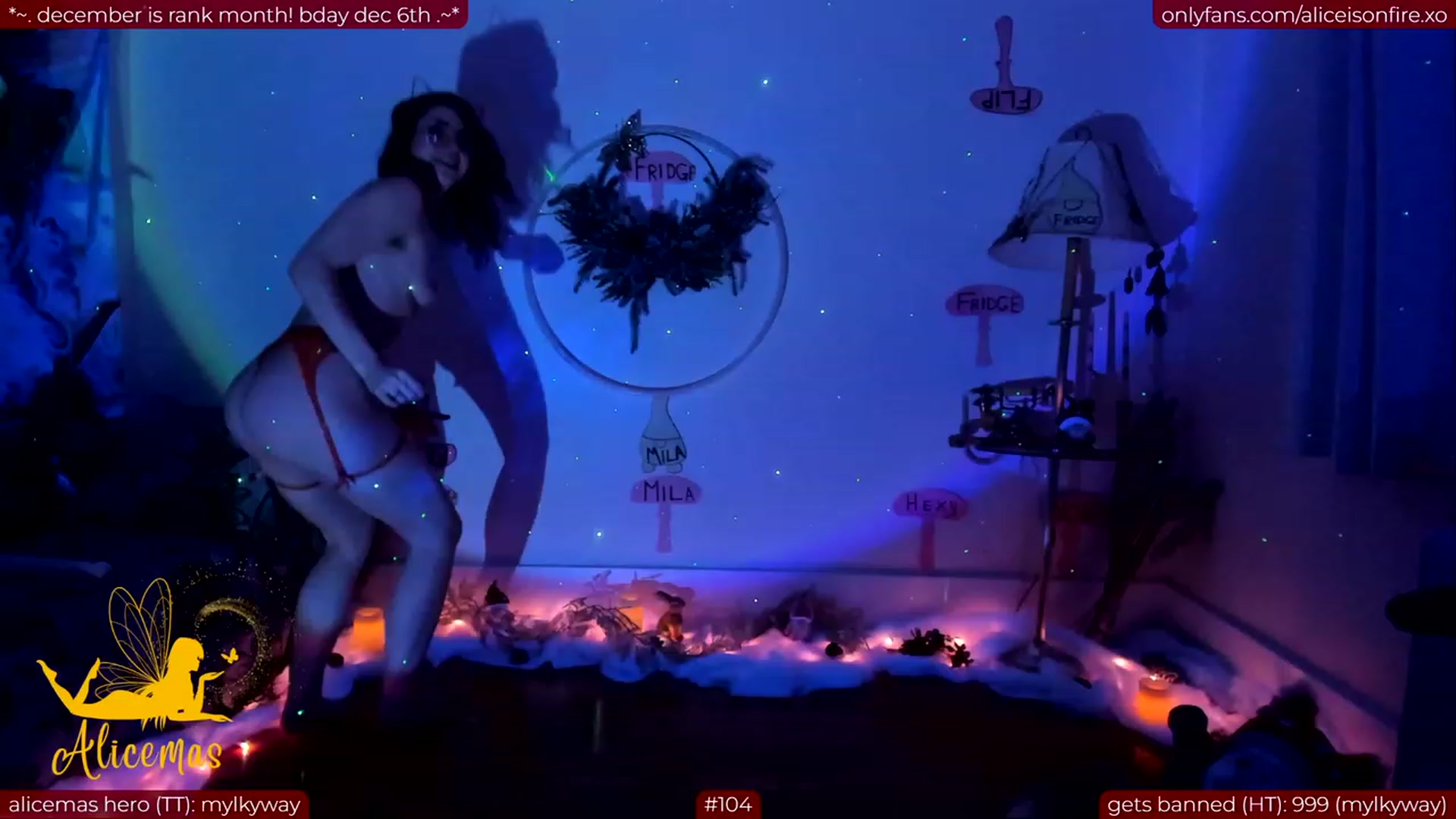 Gallery image thumbnail from aliceisonfire's myfreecams stream on, 12/03/2023, 10:31 image 12 of 20