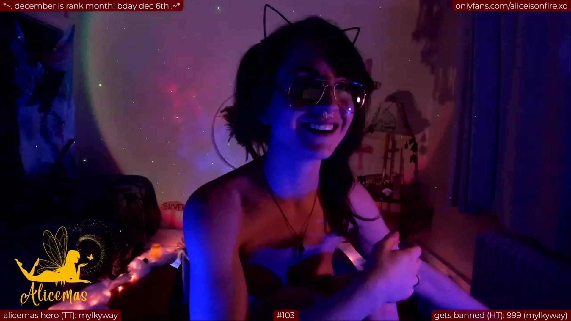 Gallery image thumbnail from aliceisonfire's myfreecams stream on, 12/03/2023, 10:31 image 8 of 20