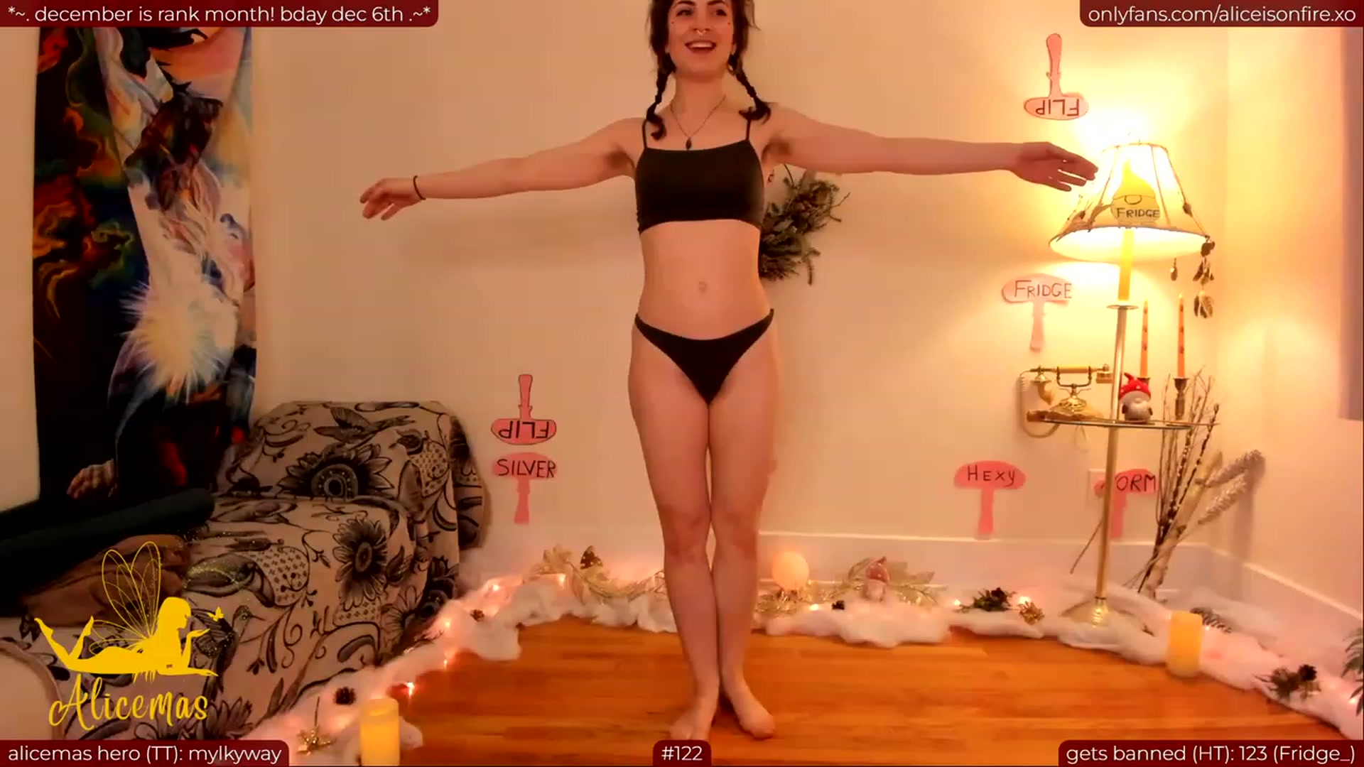 Gallery image thumbnail from aliceisonfire's myfreecams stream on, 12/04/2023, 08:43 image 5 of 20