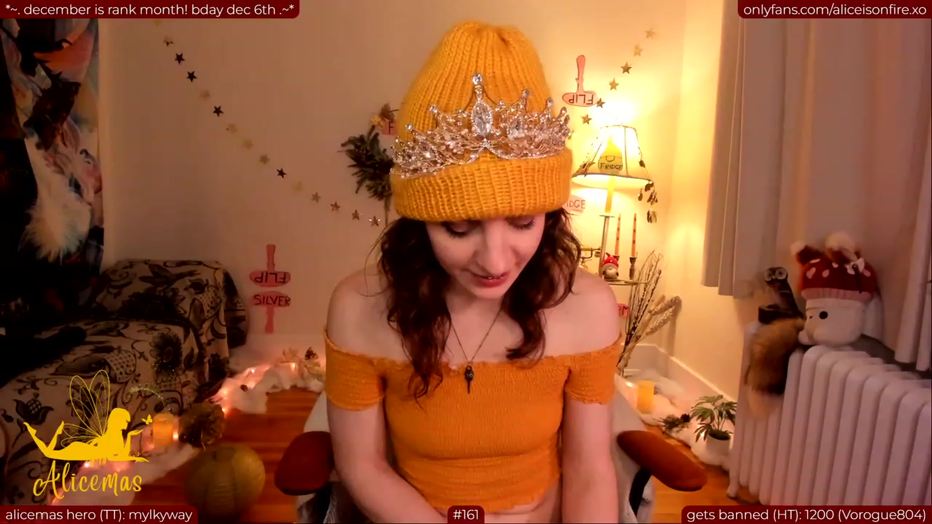 Gallery image thumbnail from aliceisonfire's myfreecams stream on, 12/06/2023, 07:22 image 13 of 20