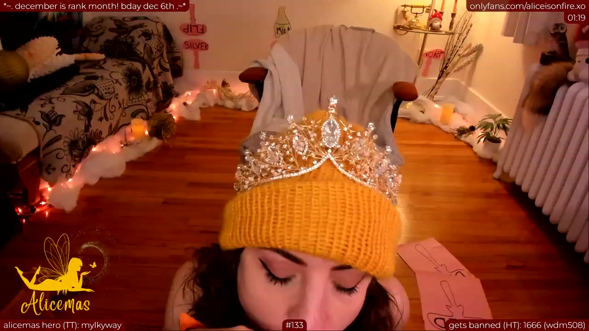 Gallery image thumbnail from aliceisonfire's myfreecams stream on, 12/06/2023, 07:40 image 8 of 20