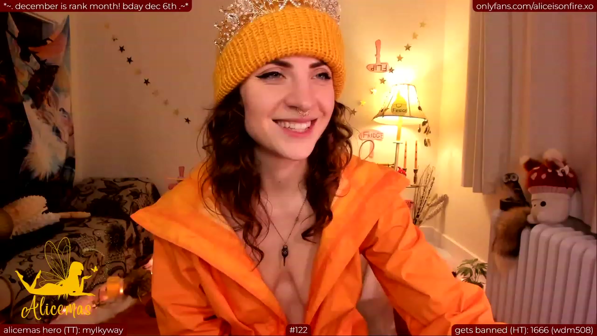 Gallery image thumbnail from aliceisonfire's myfreecams stream on, 12/06/2023, 08:29 image 11 of 20