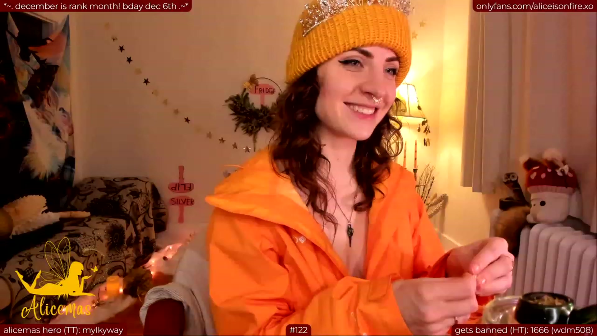 Gallery image thumbnail from aliceisonfire's myfreecams stream on, 12/06/2023, 08:29 image 9 of 20