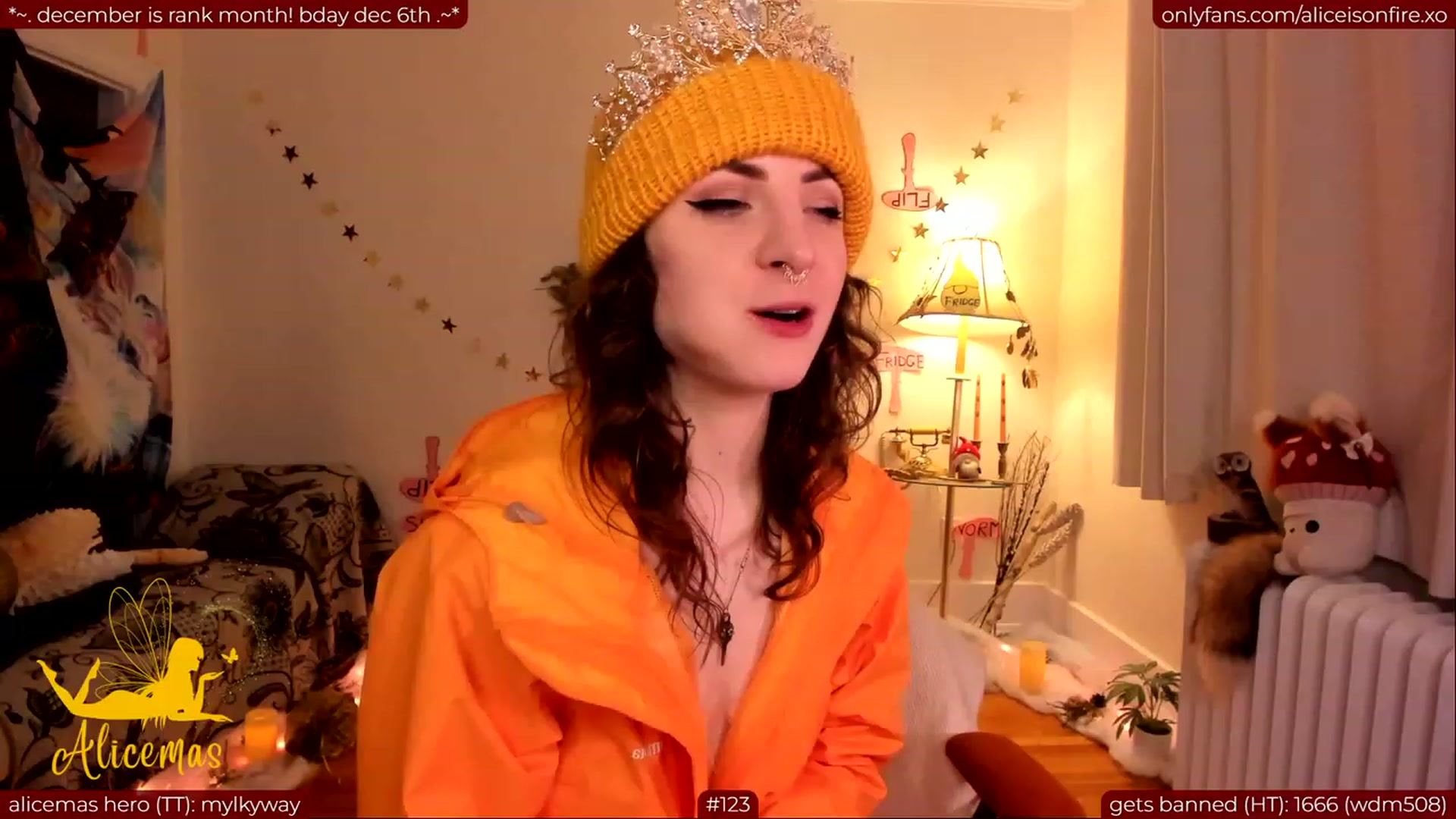 Gallery image thumbnail from aliceisonfire's myfreecams stream on, 12/06/2023, 08:29 image 16 of 20