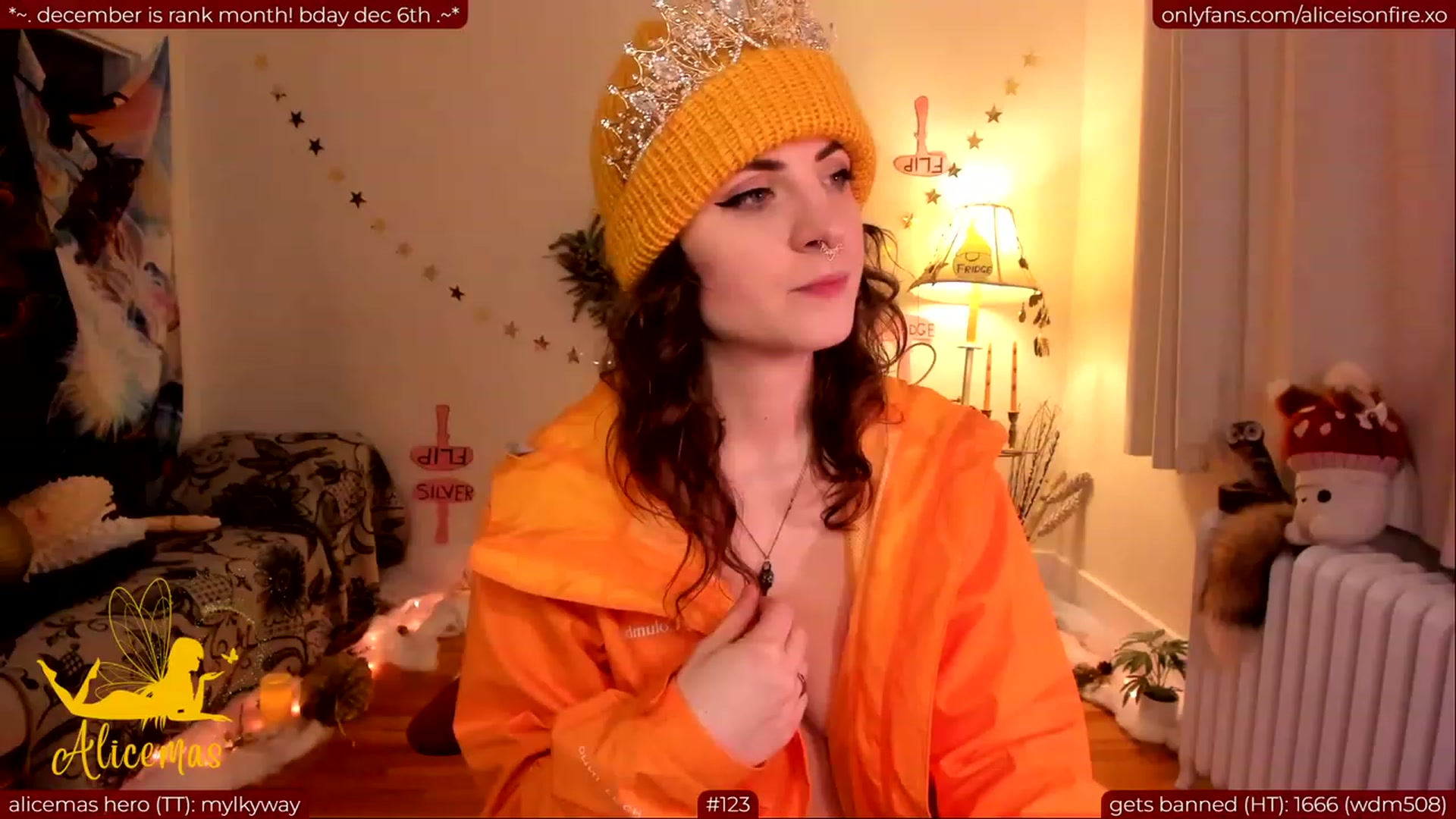 Gallery image thumbnail from aliceisonfire's myfreecams stream on, 12/06/2023, 08:29 image 14 of 20