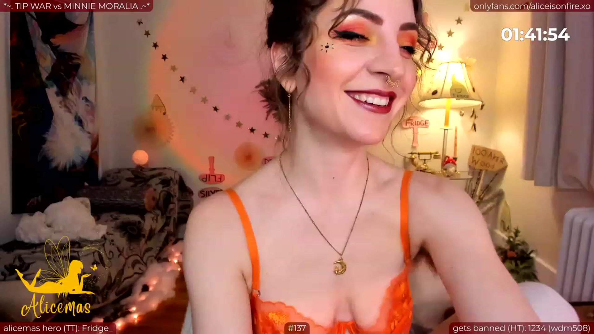 Gallery image thumbnail from aliceisonfire's myfreecams stream on, 12/22/2023, 05:58 image 2 of 20