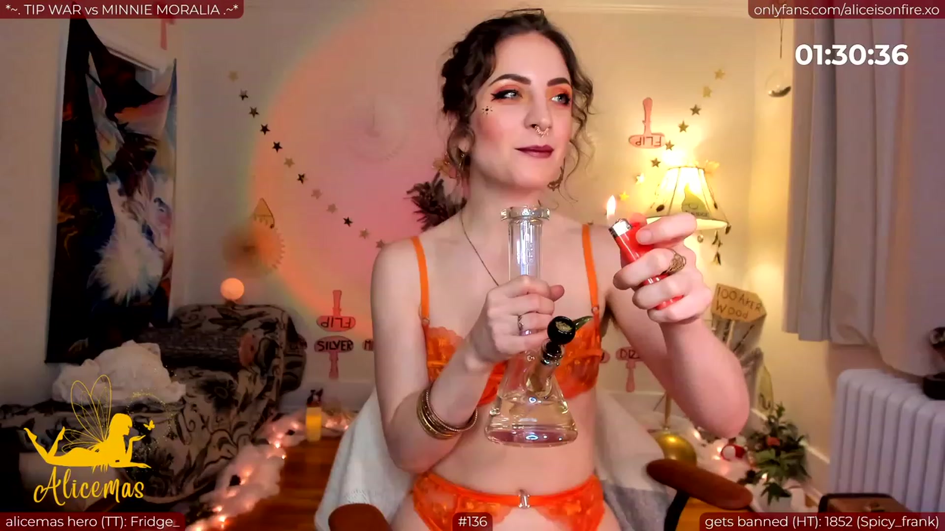 Gallery image thumbnail from aliceisonfire's myfreecams stream on, 12/22/2023, 05:58 image 8 of 20
