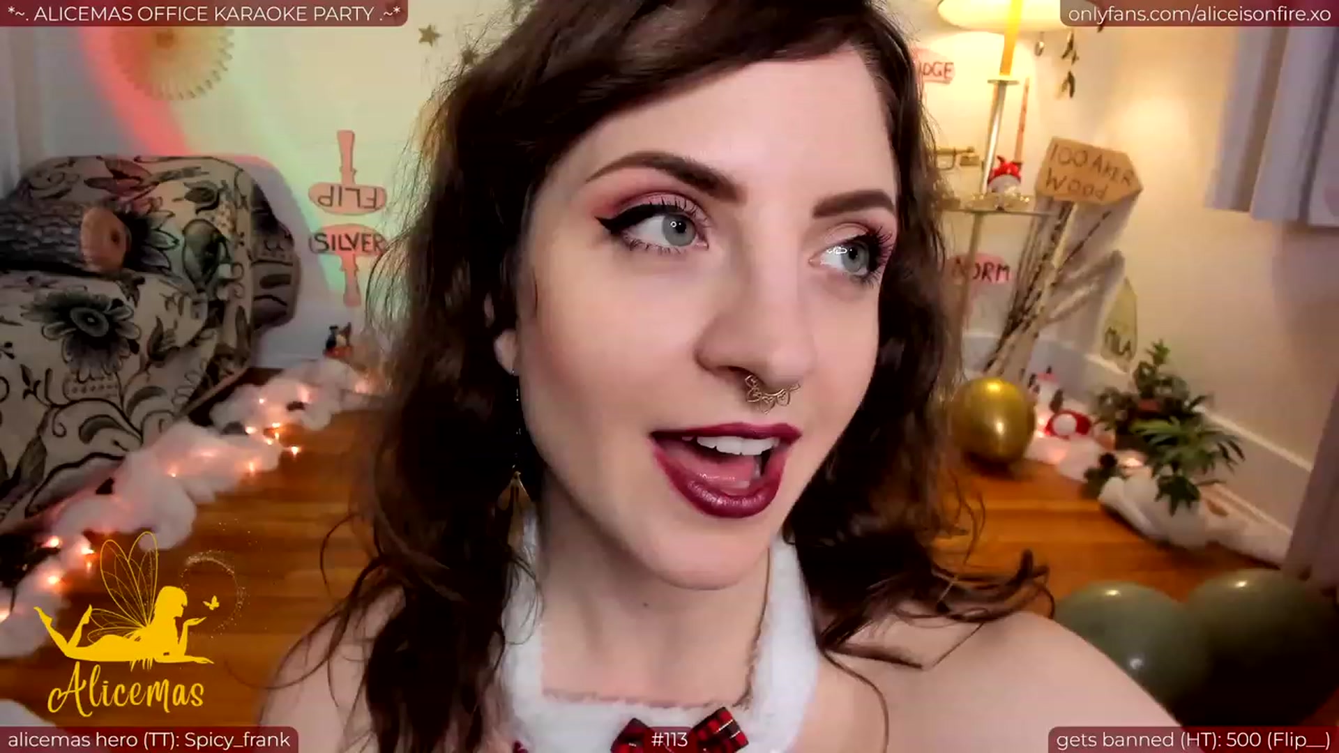 Gallery image thumbnail from aliceisonfire's myfreecams stream on, 12/24/2023, 11:48 image 11 of 20