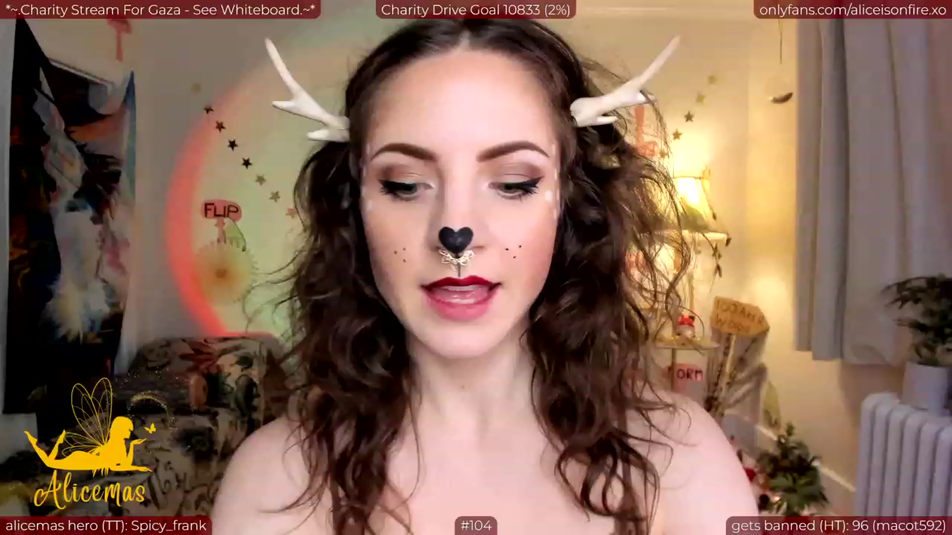 Gallery image thumbnail from aliceisonfire's myfreecams stream on, 12/25/2023, 06:57 image 6 of 20