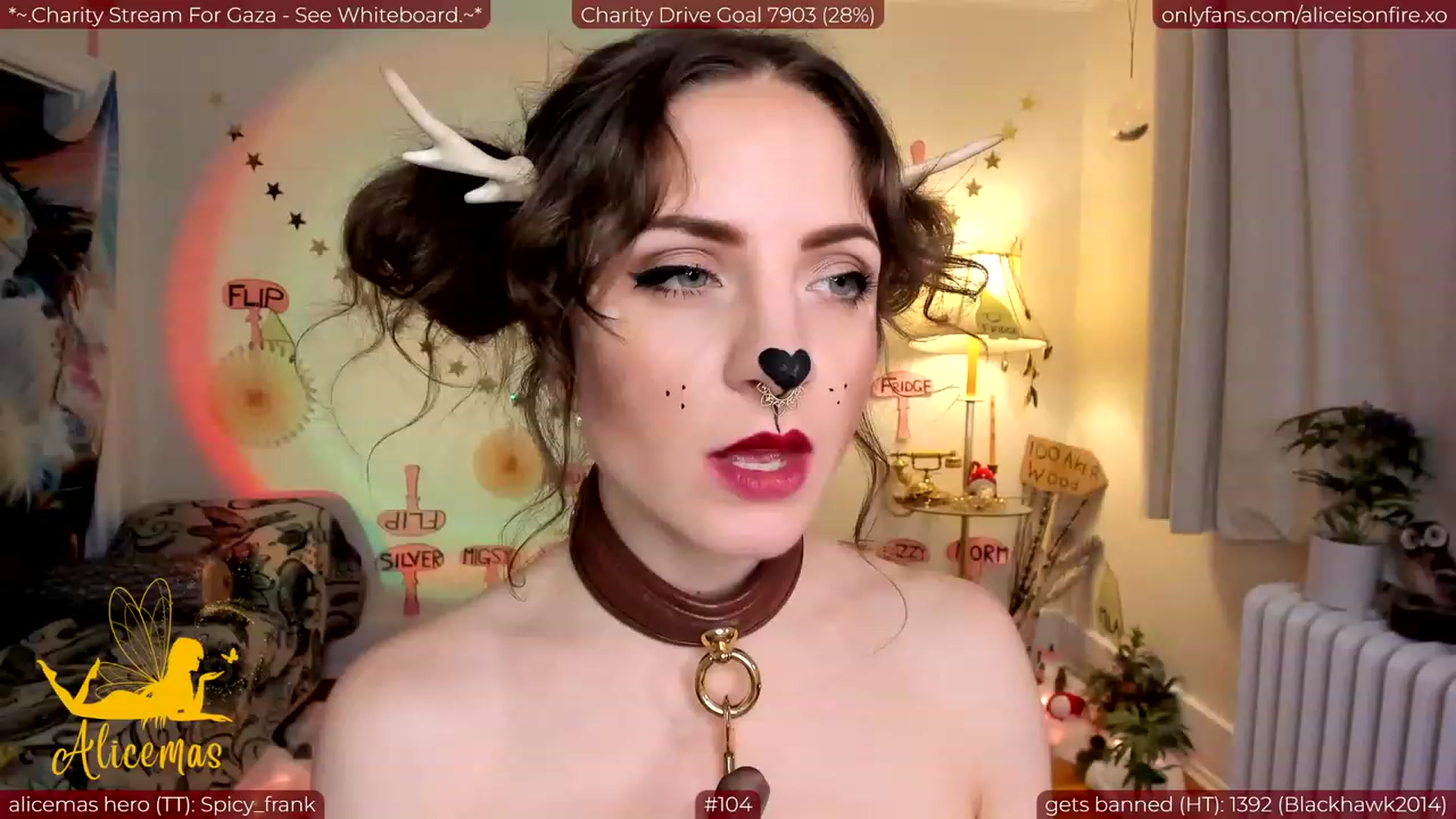 Gallery image thumbnail from aliceisonfire's myfreecams stream on, 12/25/2023, 08:37 image 17 of 20