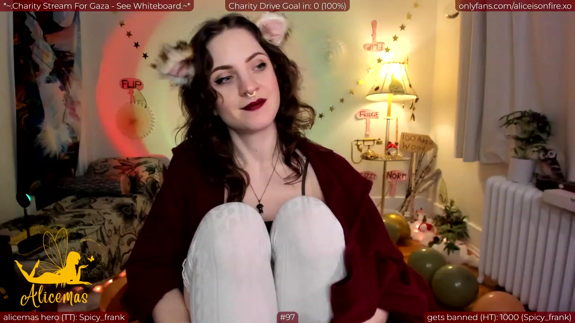 Gallery image thumbnail from aliceisonfire's myfreecams stream on, 12/26/2023, 10:04 image 19 of 20