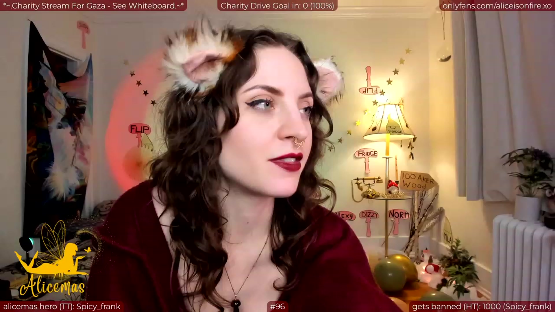 Gallery image thumbnail from aliceisonfire's myfreecams stream on, 12/26/2023, 11:05 image 9 of 20