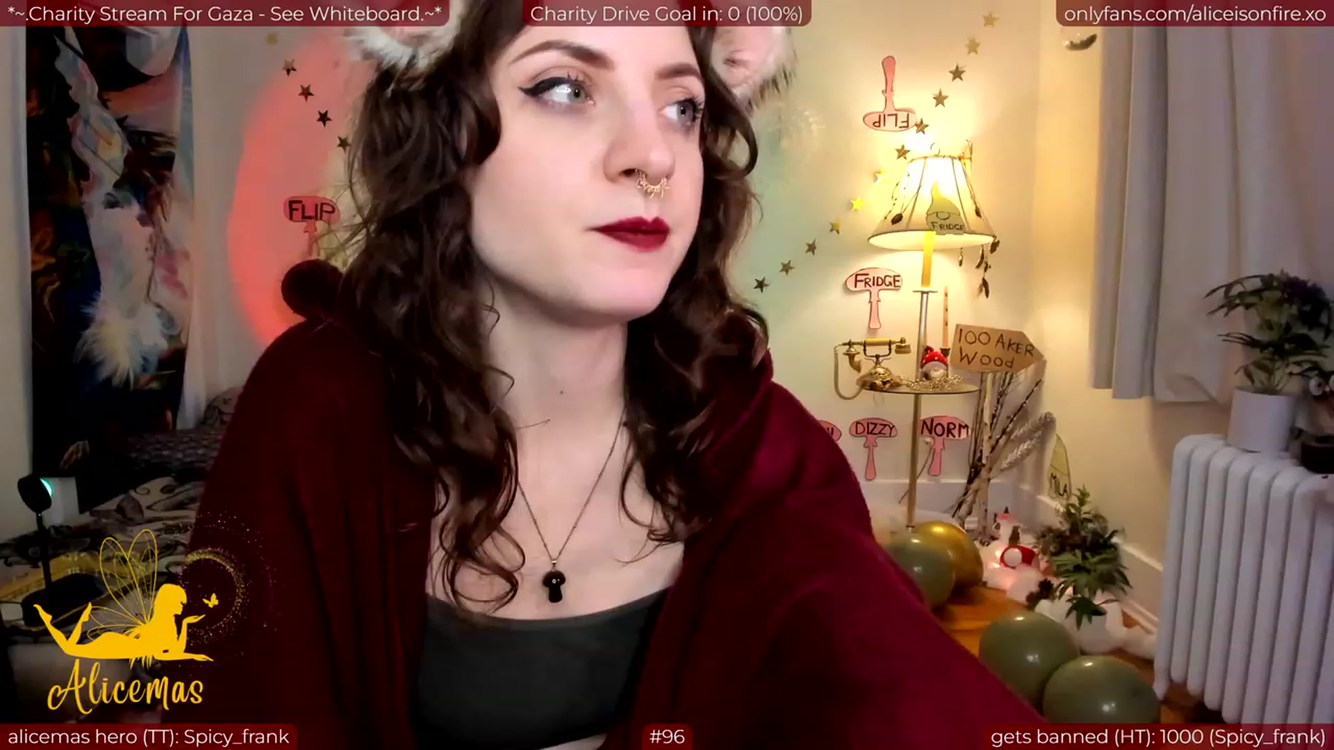 Gallery image thumbnail from aliceisonfire's myfreecams stream on, 12/26/2023, 11:05 image 4 of 20