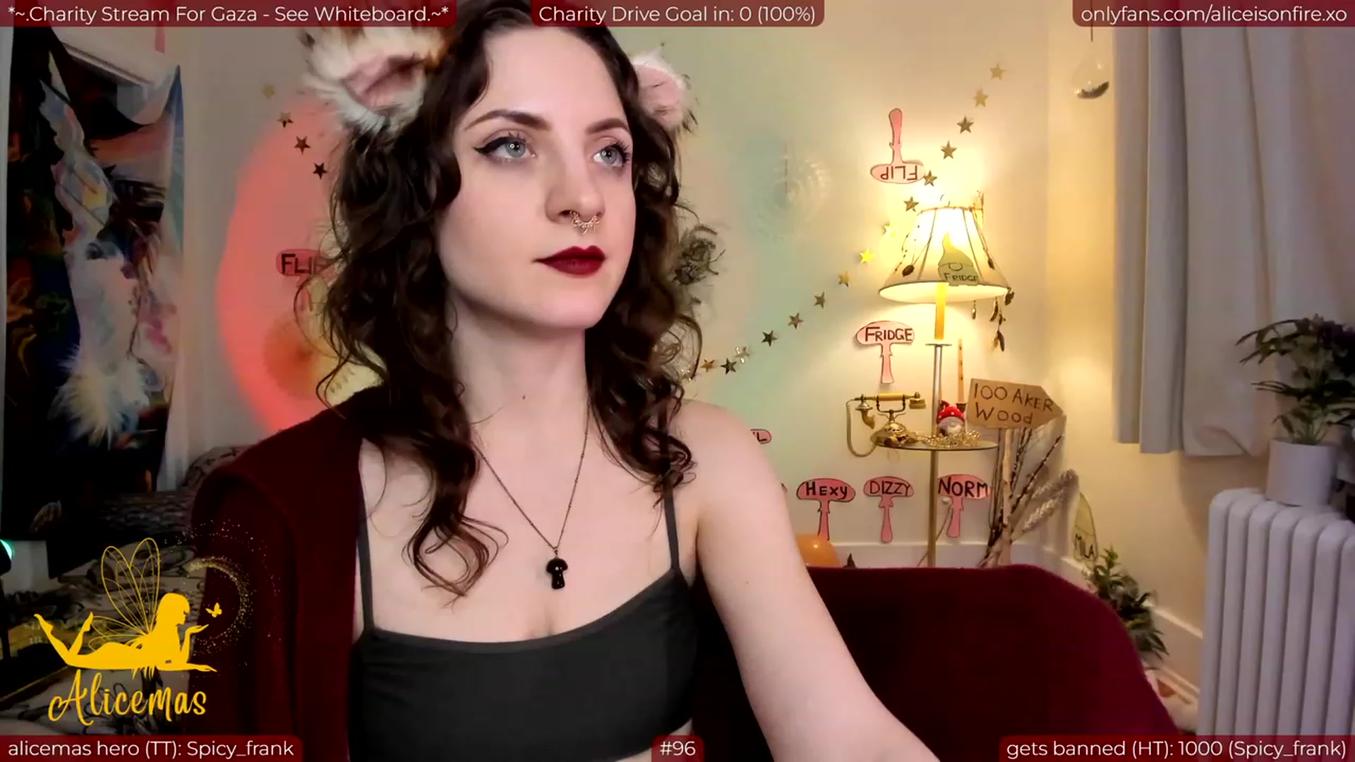 Gallery image thumbnail from aliceisonfire's myfreecams stream on, 12/26/2023, 11:05 image 13 of 20