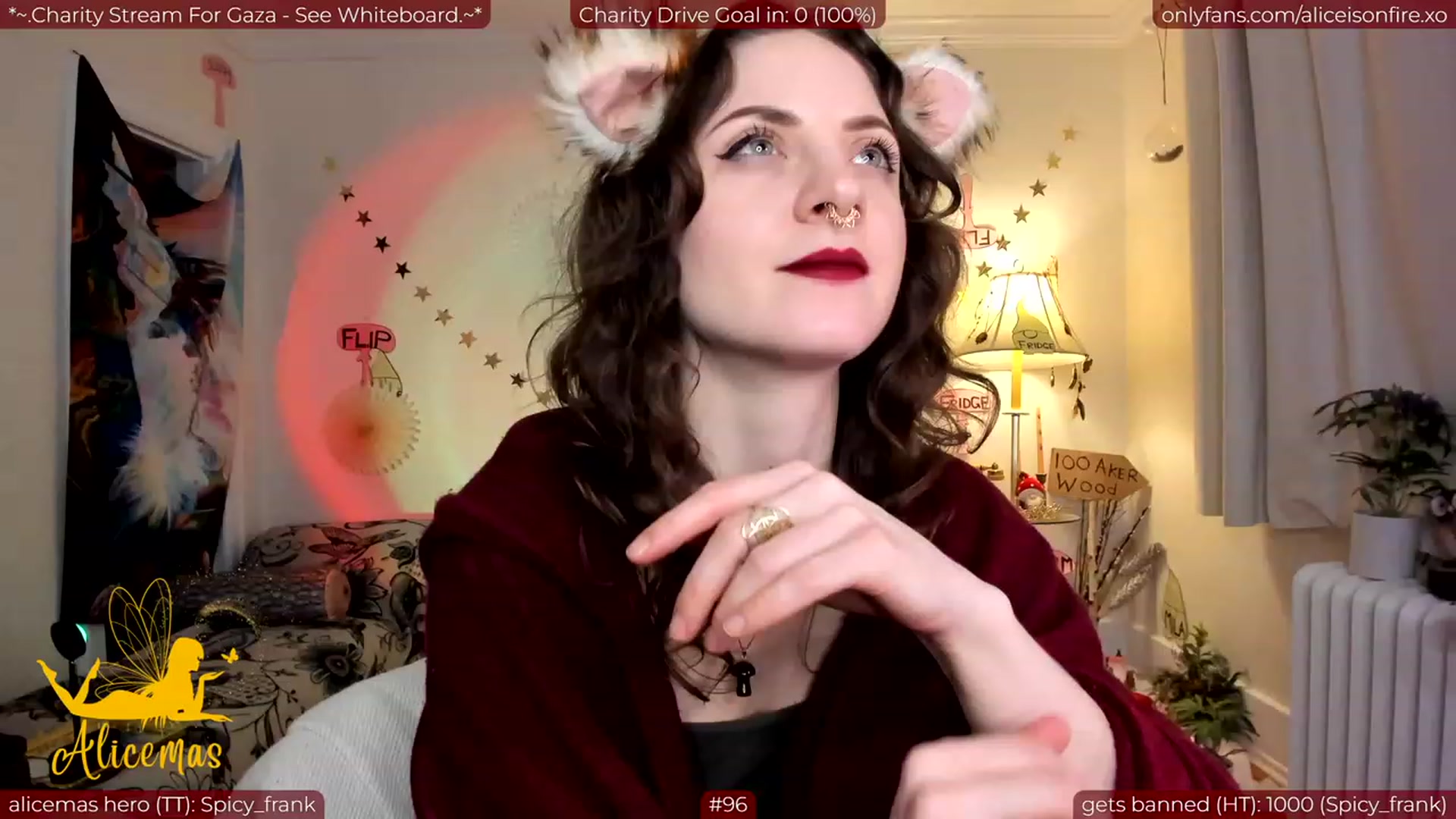 Gallery image thumbnail from aliceisonfire's myfreecams stream on, 12/26/2023, 11:05 image 7 of 20