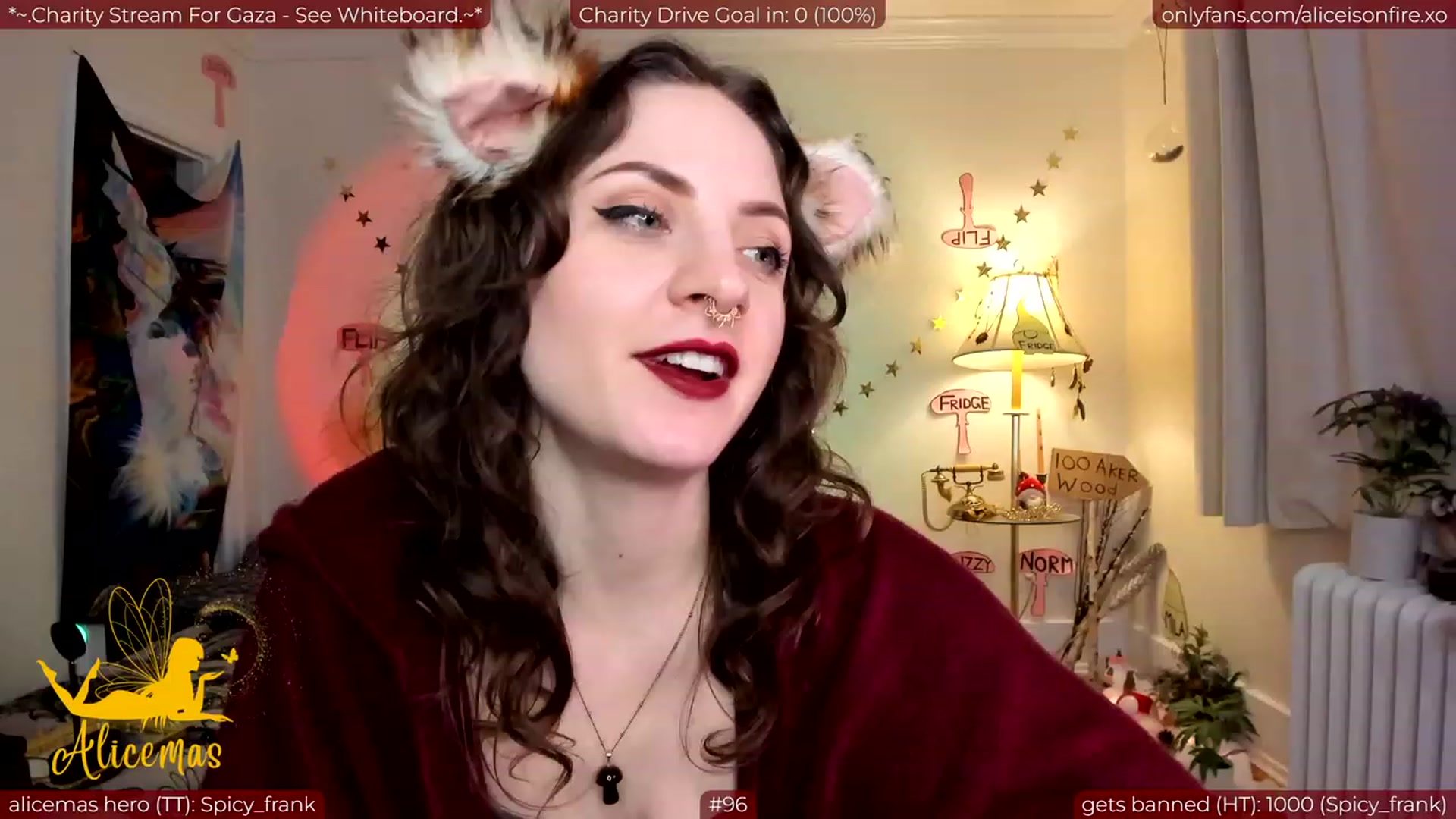 Gallery image thumbnail from aliceisonfire's myfreecams stream on, 12/26/2023, 11:05 image 8 of 20