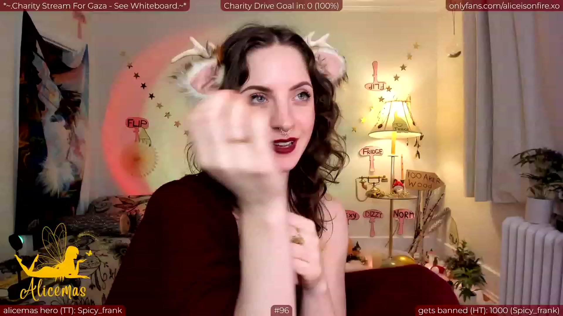Gallery image thumbnail from aliceisonfire's myfreecams stream on, 12/26/2023, 11:05 image 15 of 20