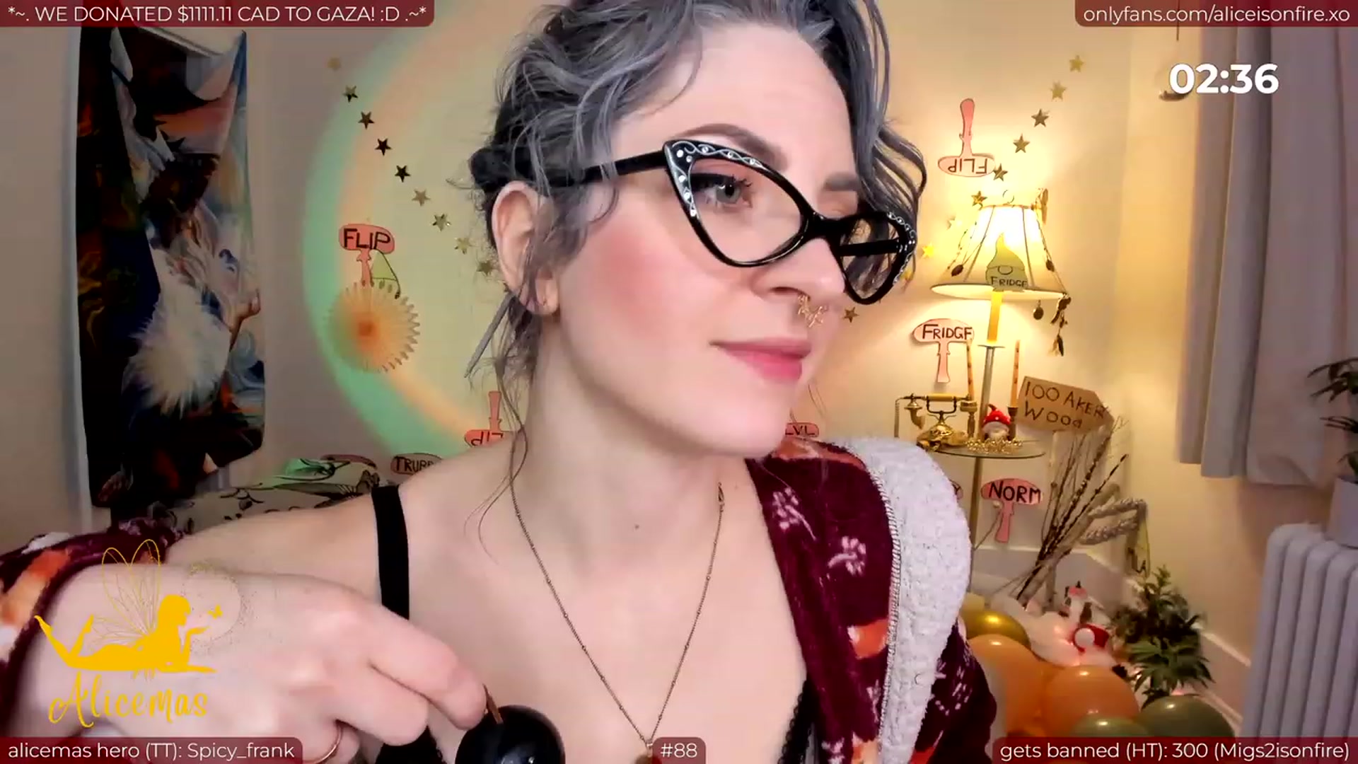 Gallery image thumbnail from aliceisonfire's myfreecams stream on, 12/28/2023, 07:55 image 7 of 20