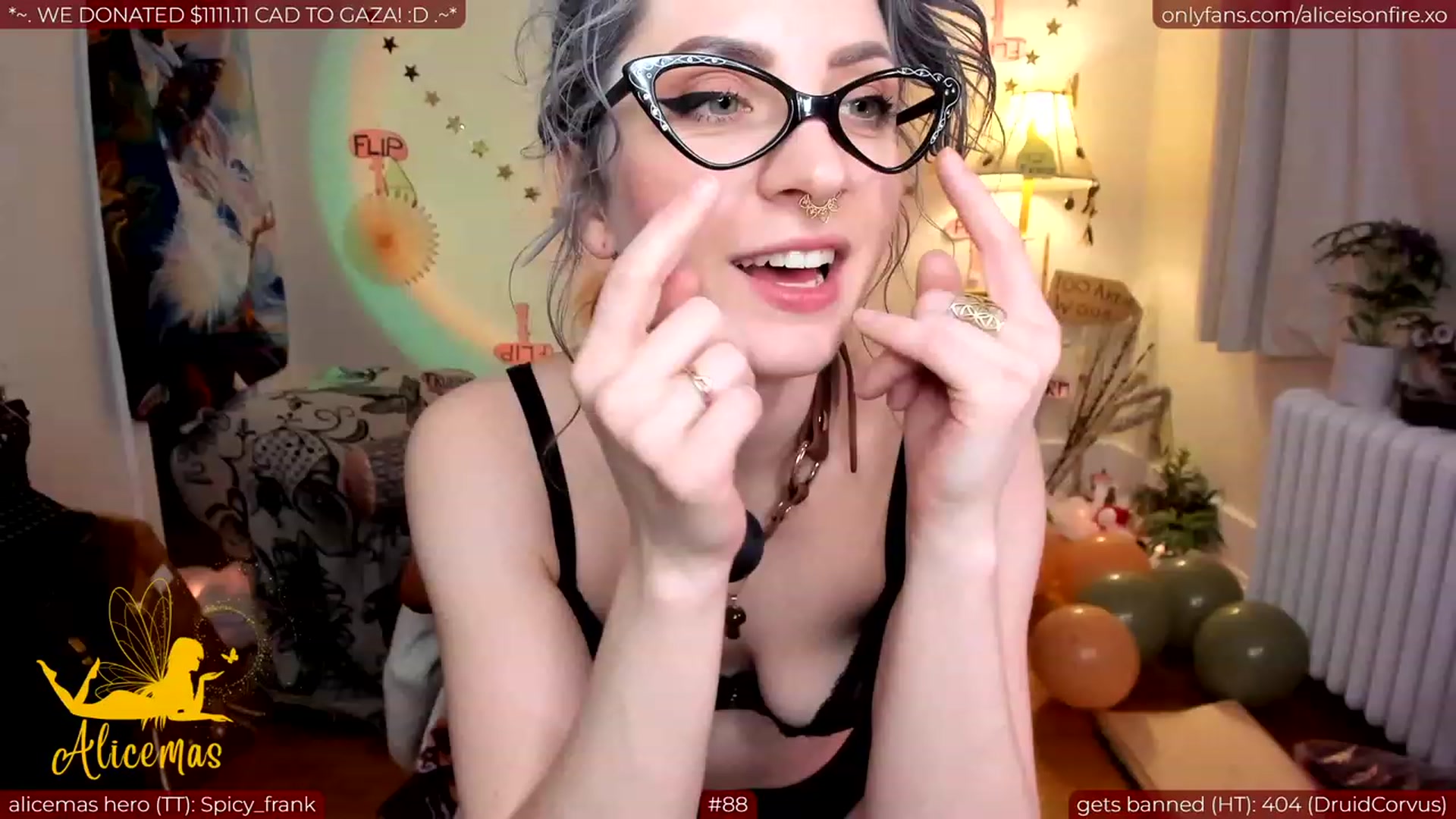 Gallery image thumbnail from aliceisonfire's myfreecams stream on, 12/28/2023, 07:55 image 15 of 20
