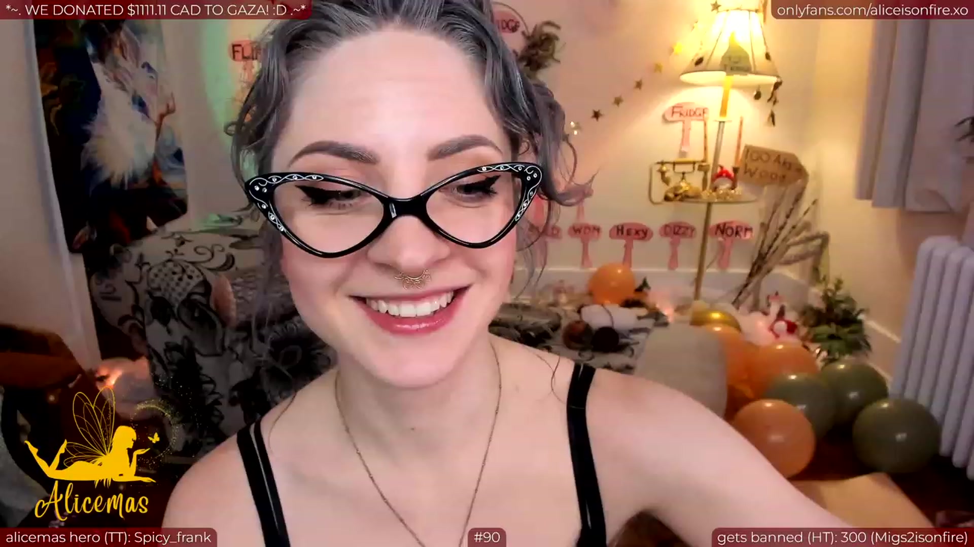 Gallery image thumbnail from aliceisonfire's myfreecams stream on, 12/28/2023, 07:55 image 1 of 20