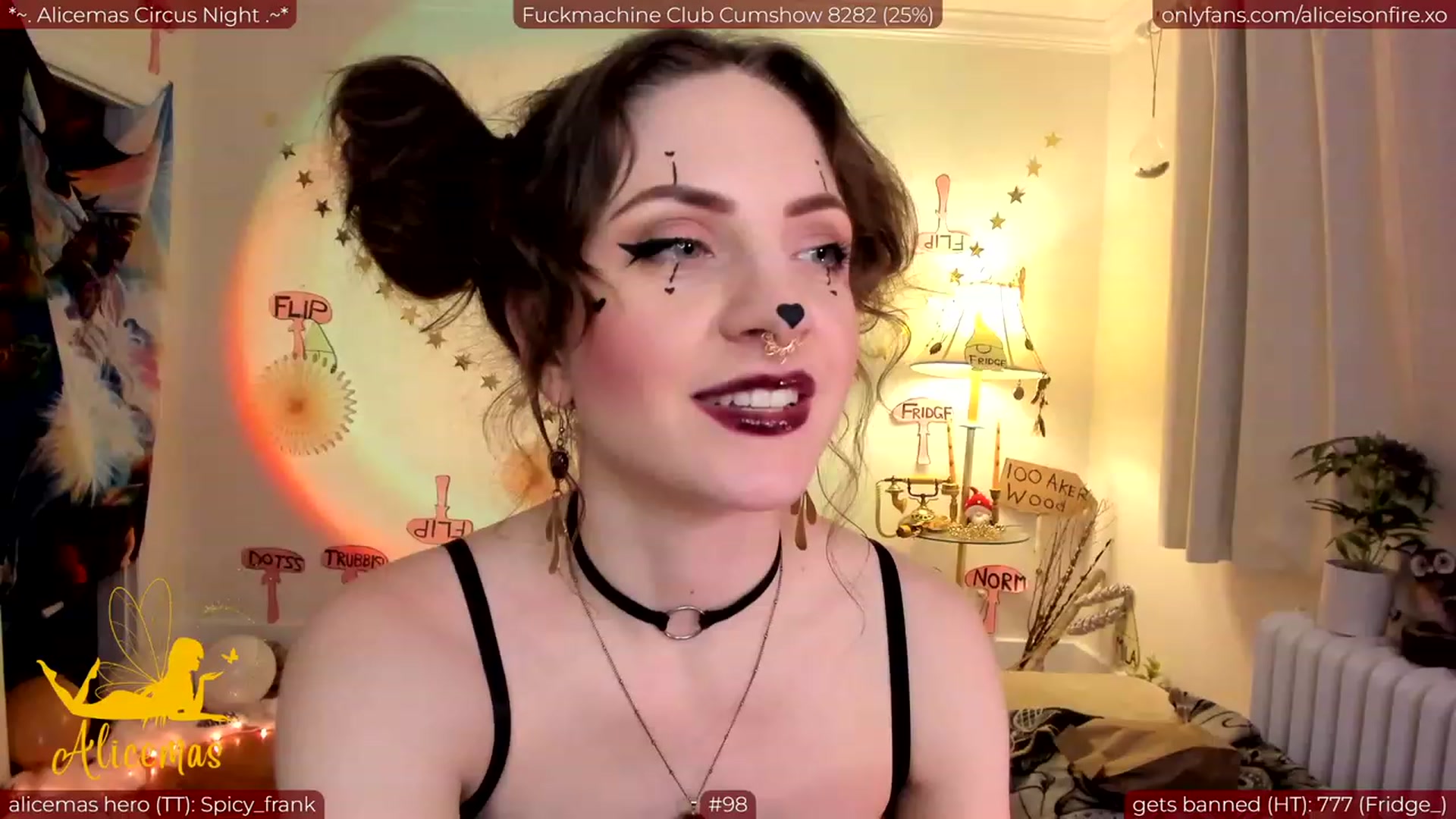 Gallery image thumbnail from aliceisonfire's myfreecams stream on, 12/30/2023, 08:59 image 5 of 20