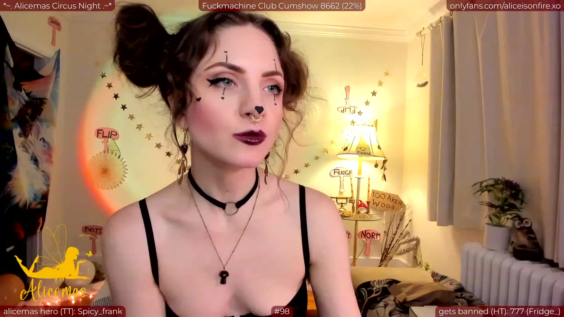 Gallery image thumbnail from aliceisonfire's myfreecams stream on, 12/30/2023, 08:59 image 2 of 20