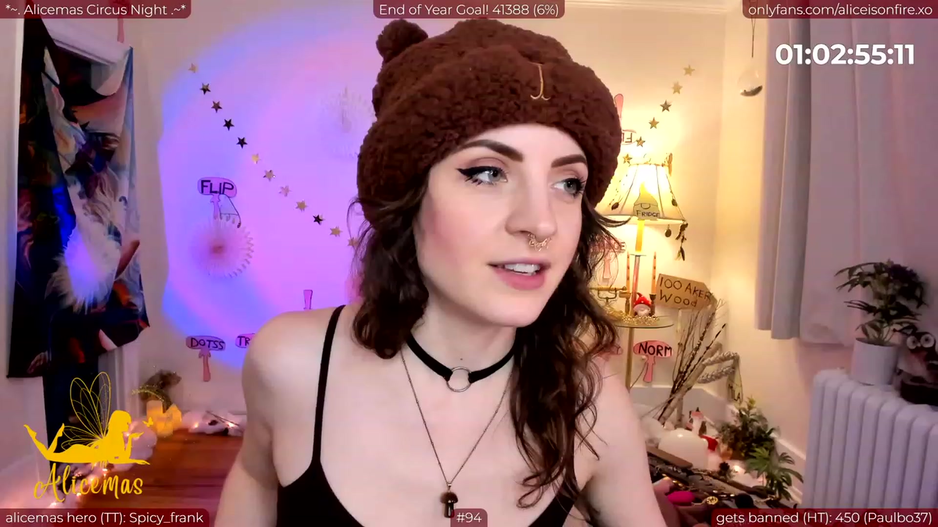 Gallery image thumbnail from aliceisonfire's myfreecams stream on, 12/31/2023, 05:20 image 18 of 20