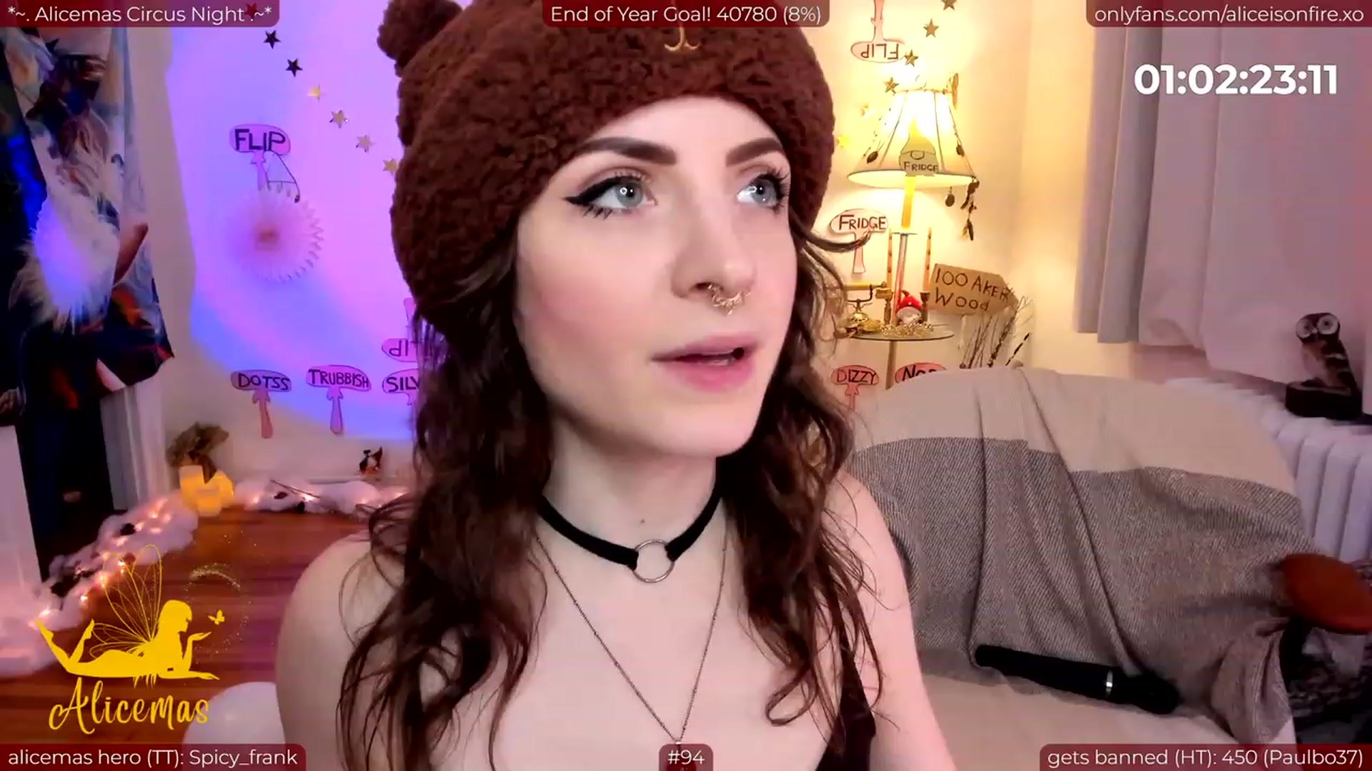 Gallery image thumbnail from aliceisonfire's myfreecams stream on, 12/31/2023, 06:28 image 4 of 20