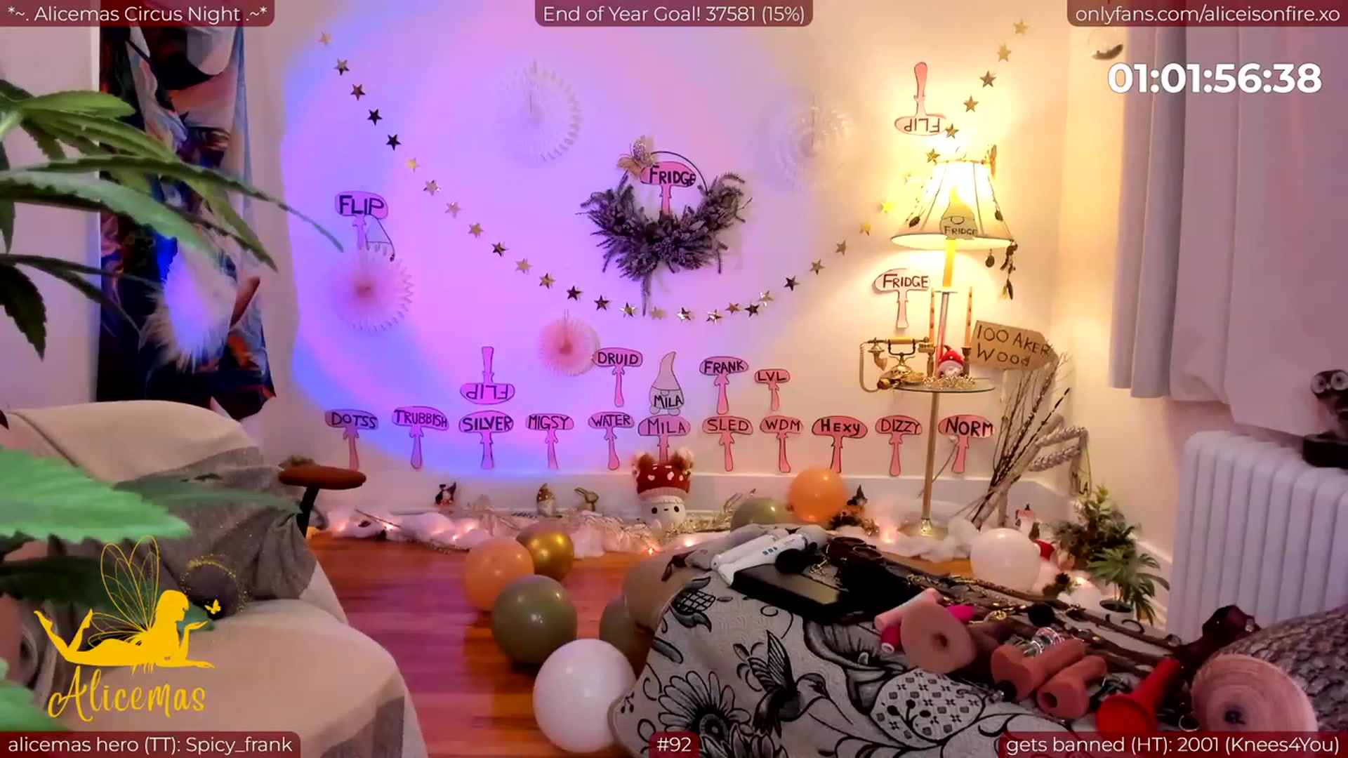 Gallery image thumbnail from aliceisonfire's myfreecams stream on, 12/31/2023, 06:28 image 13 of 20