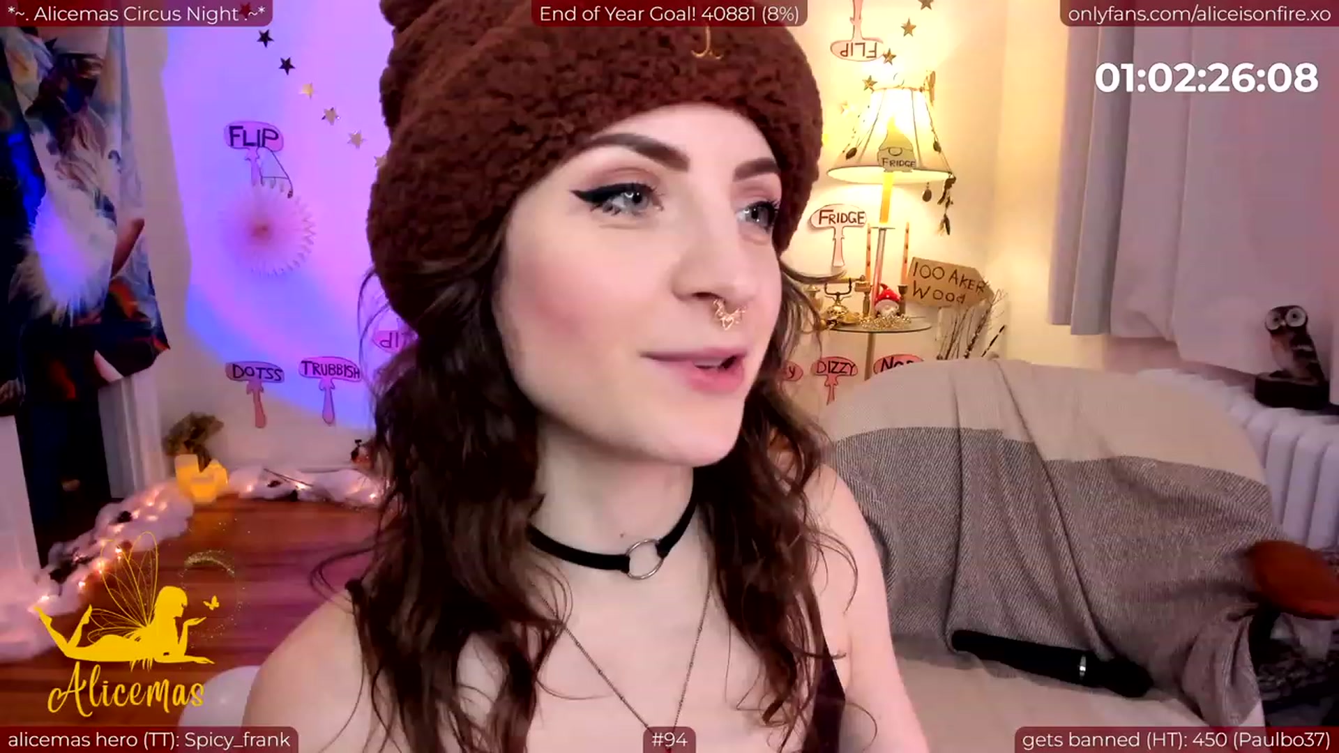 Gallery image thumbnail from aliceisonfire's myfreecams stream on, 12/31/2023, 06:28 image 3 of 20