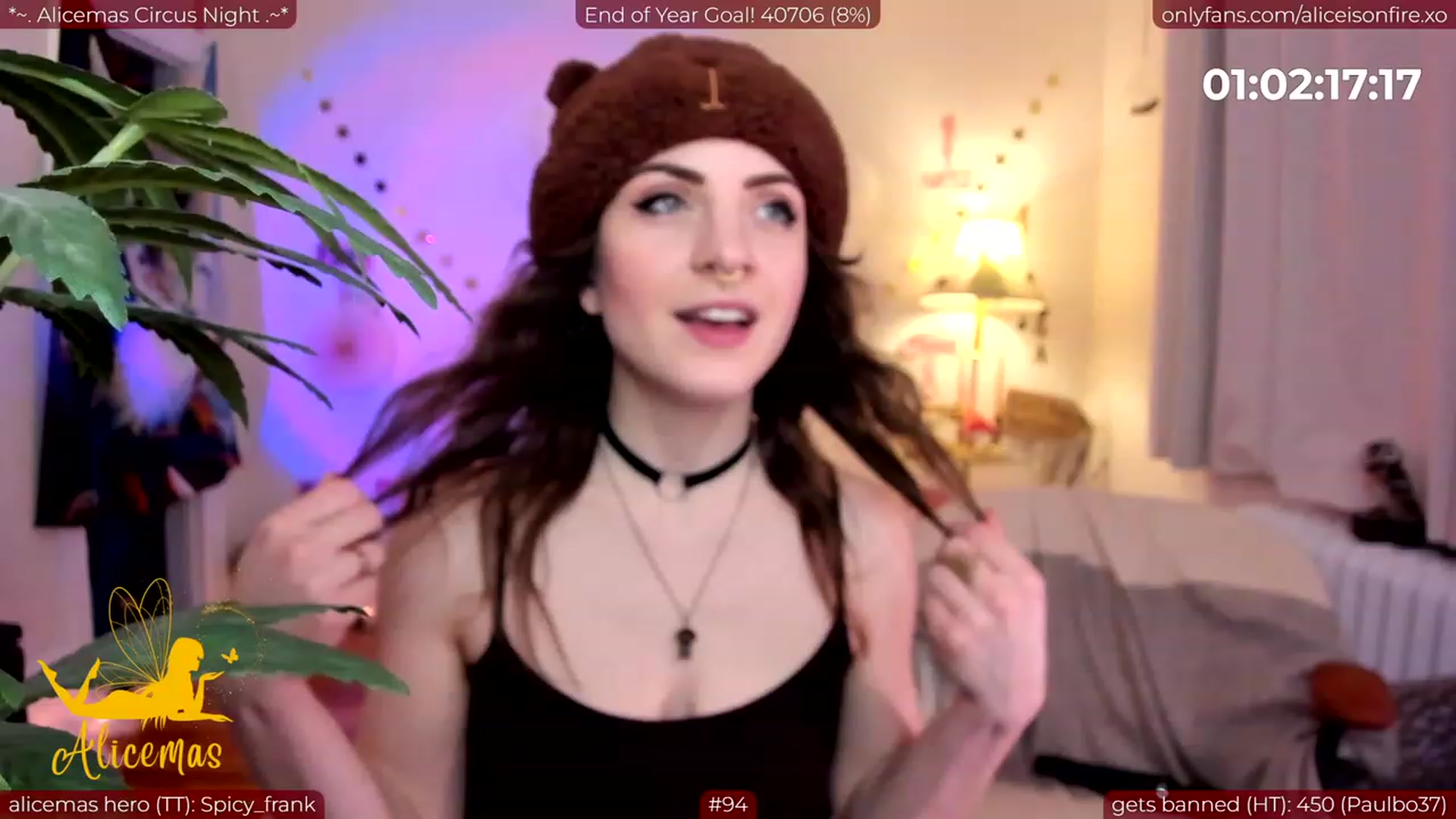 Gallery image thumbnail from aliceisonfire's myfreecams stream on, 12/31/2023, 06:28 image 6 of 20